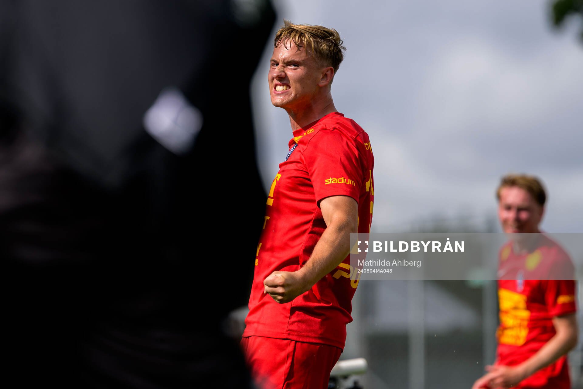 Landskronas Jesper Strid jublar