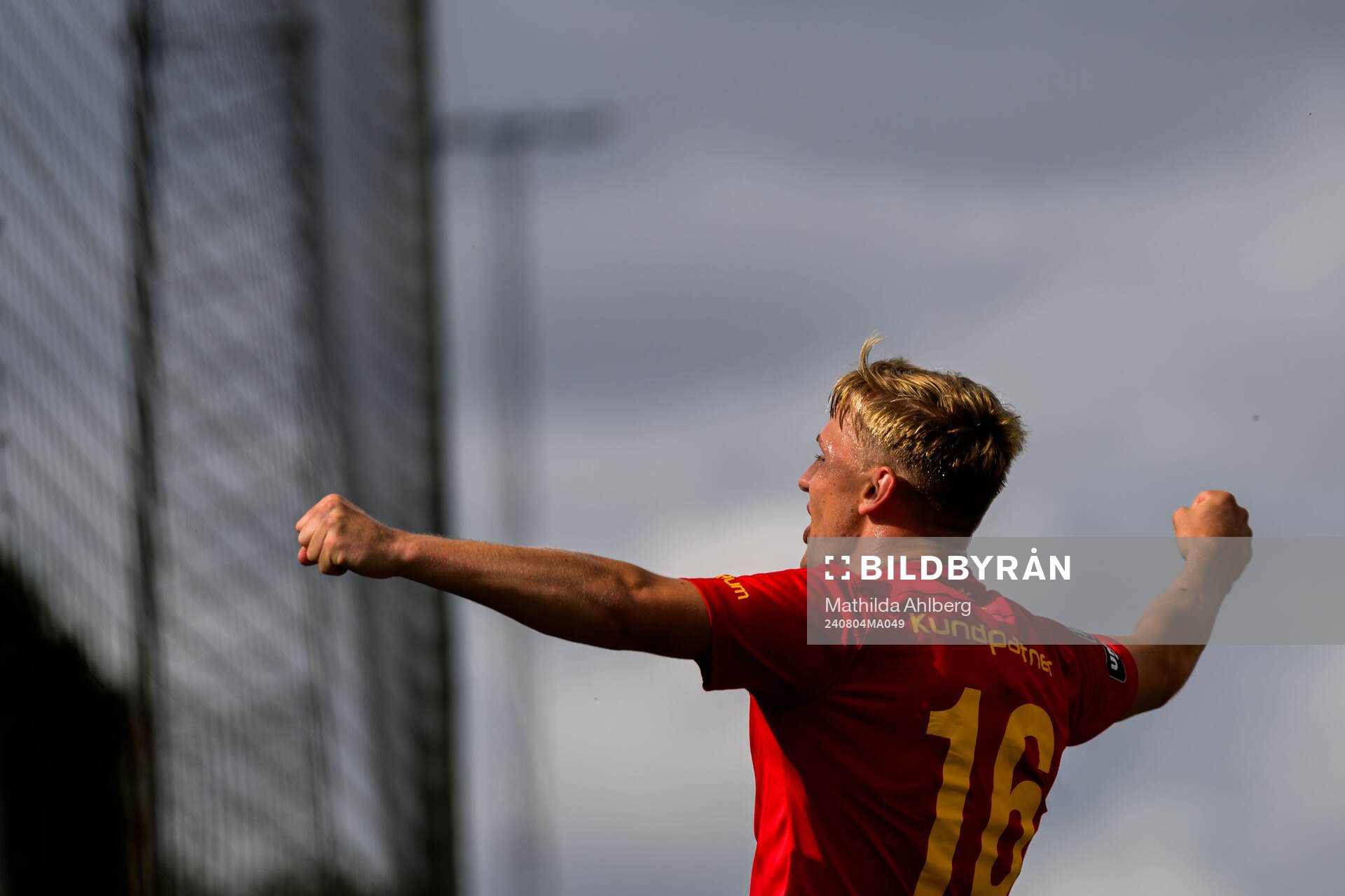 Landskronas Jesper Strid jublar
