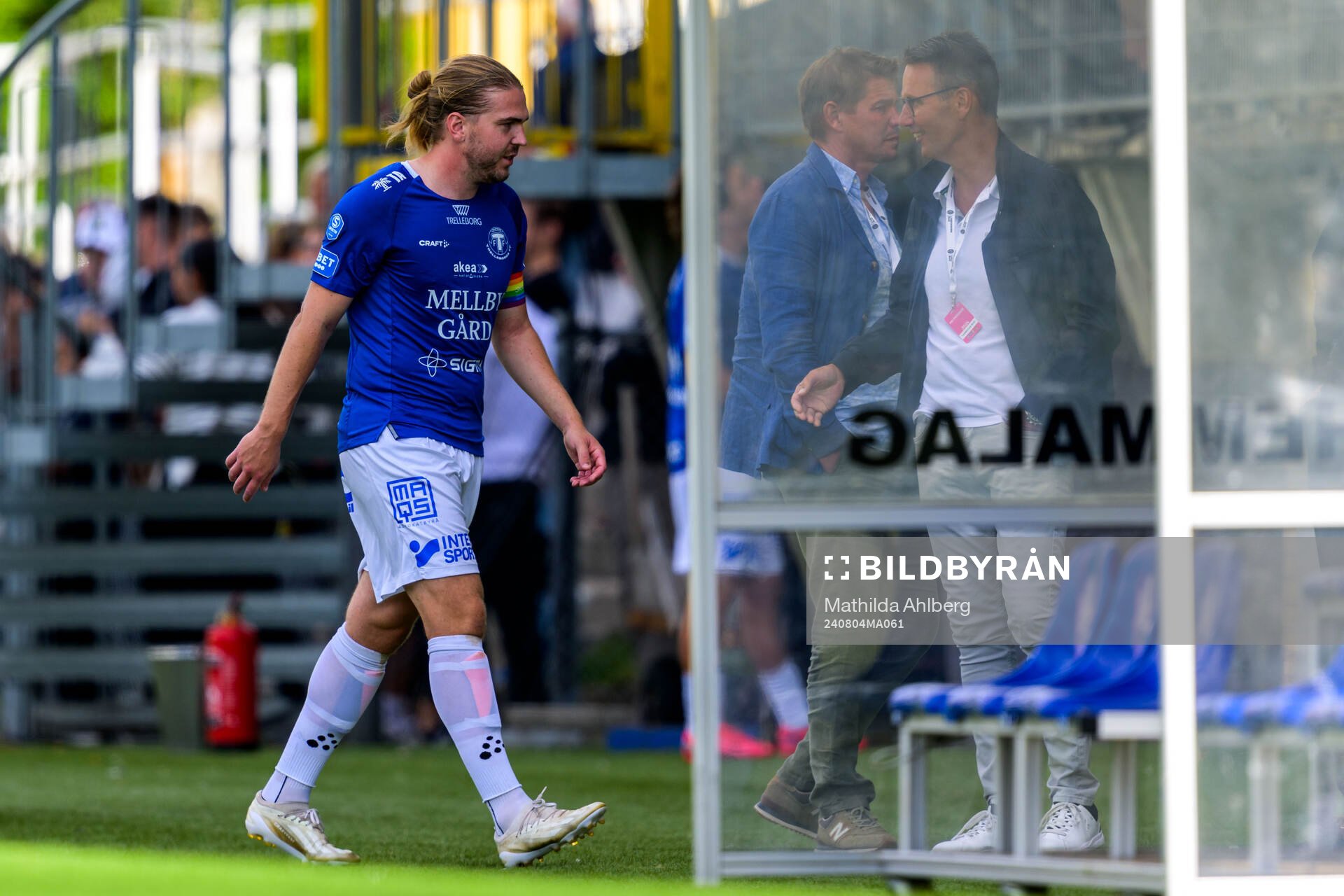 Trelleborgs Charlie Weberg deppar