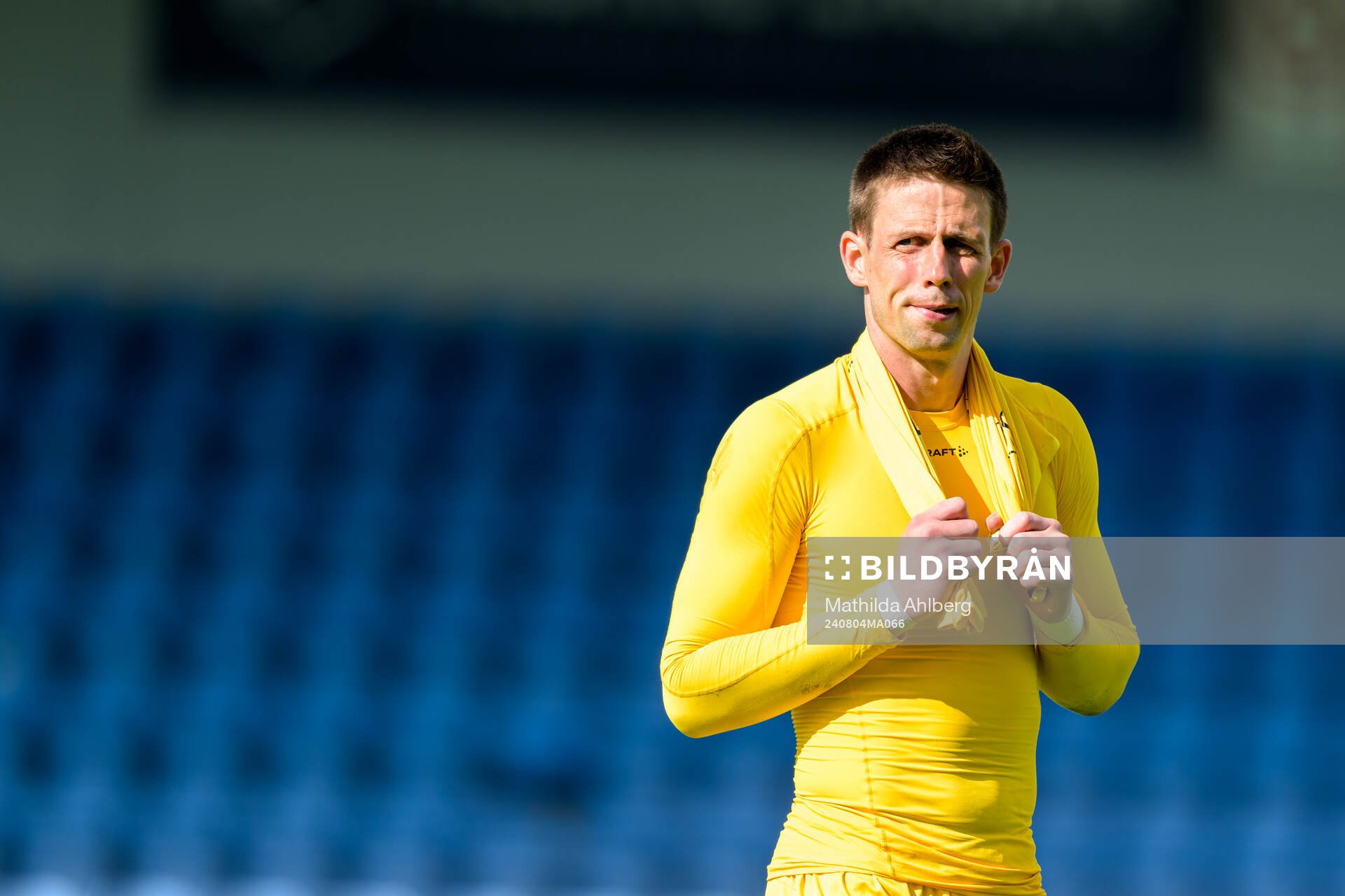 Trelleborgs målvakt Andreas Larsen deppar