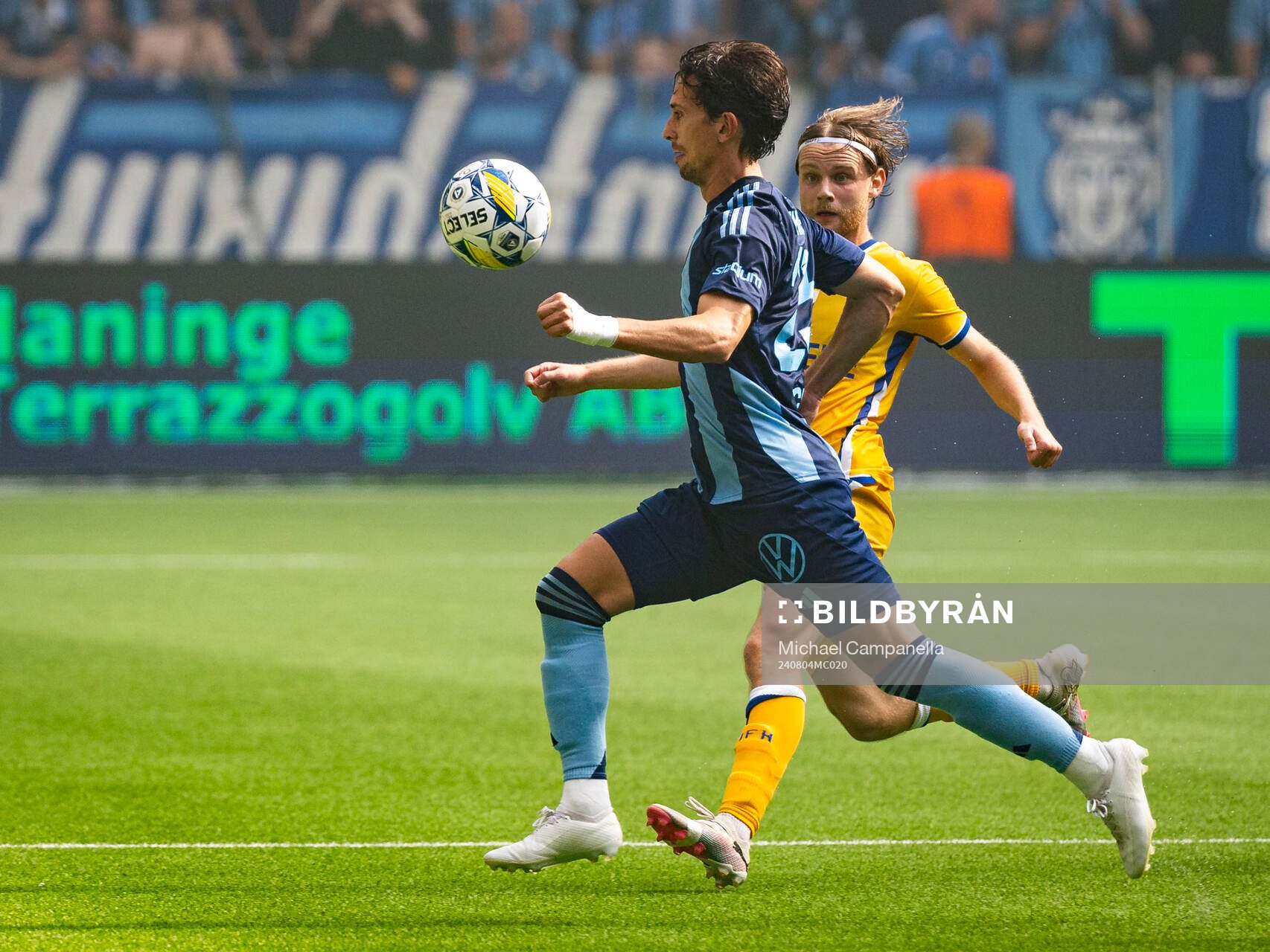Djurgårdens Gustav Wikheim och IFK Göteborgs Oscar