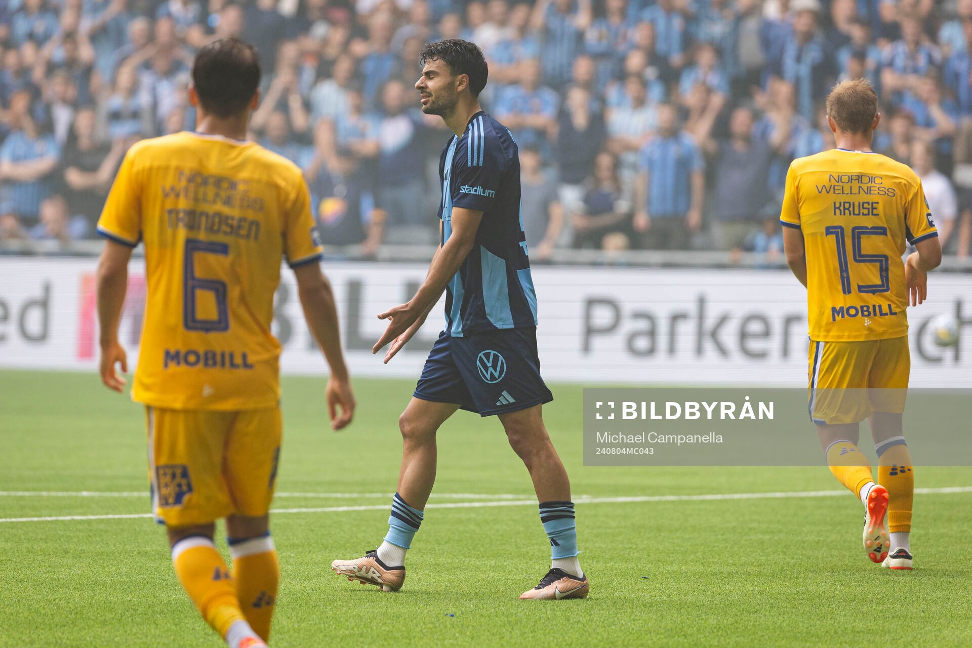 Djurgårdens Deniz Hummet deppar