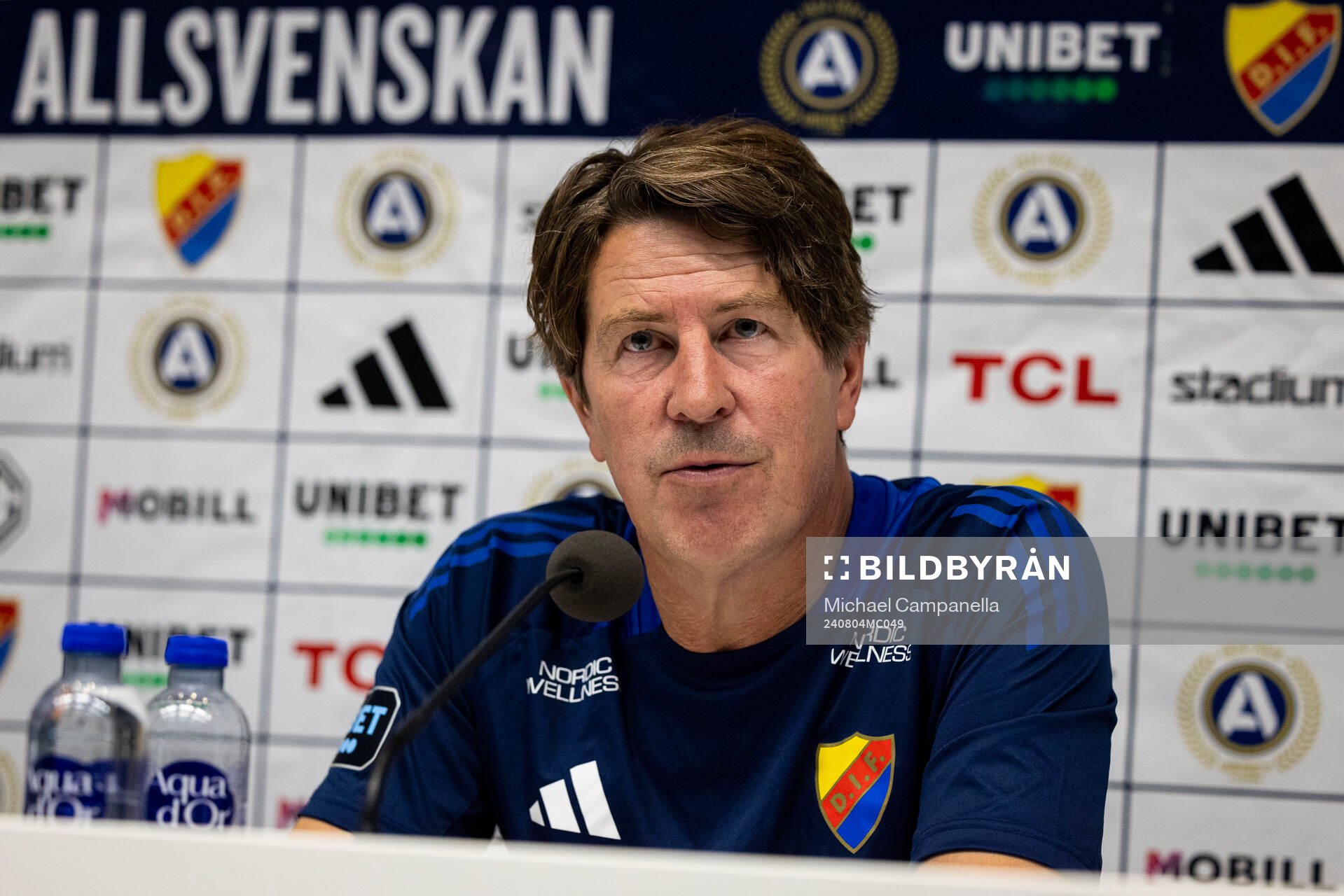 Djurgårdens tränare Thomas Lagerlöf