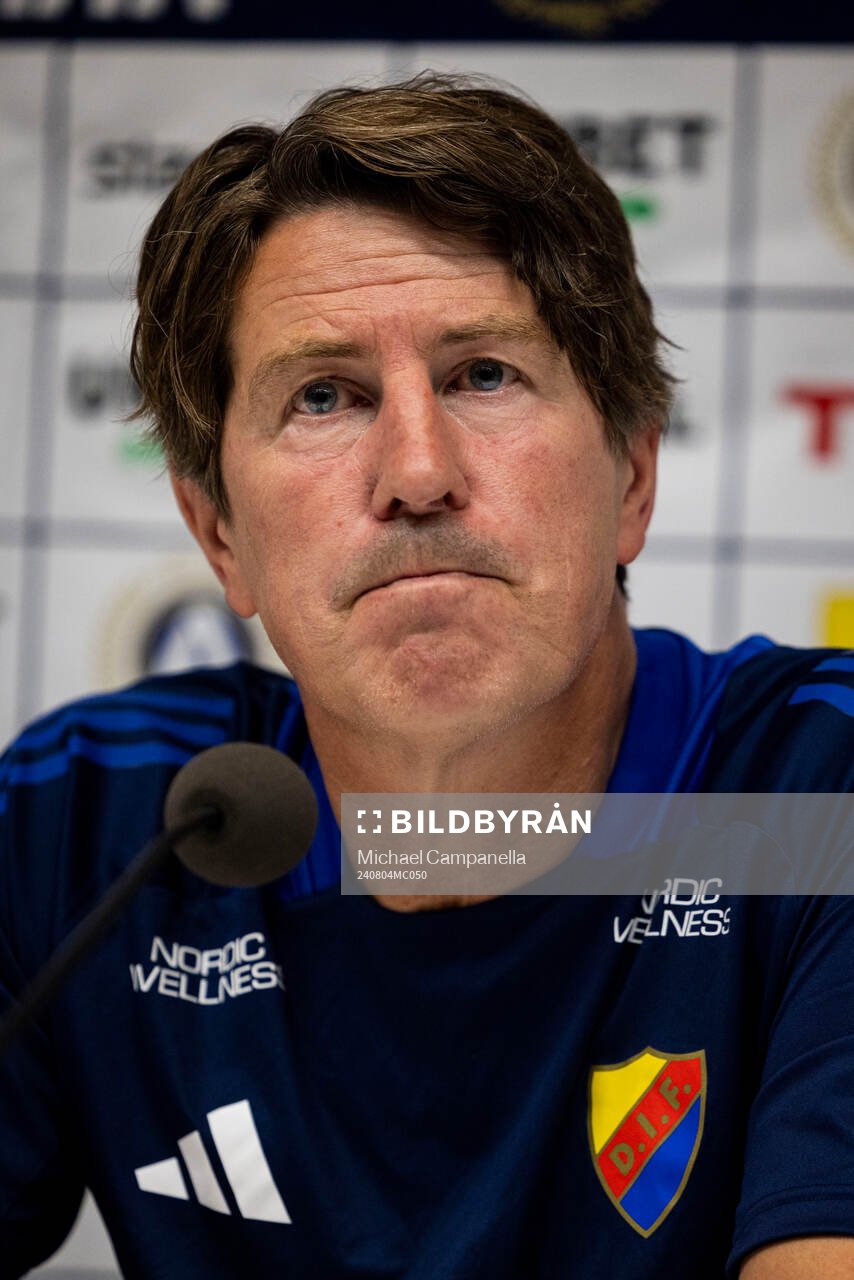 Djurgårdens tränare Thomas Lagerlöf