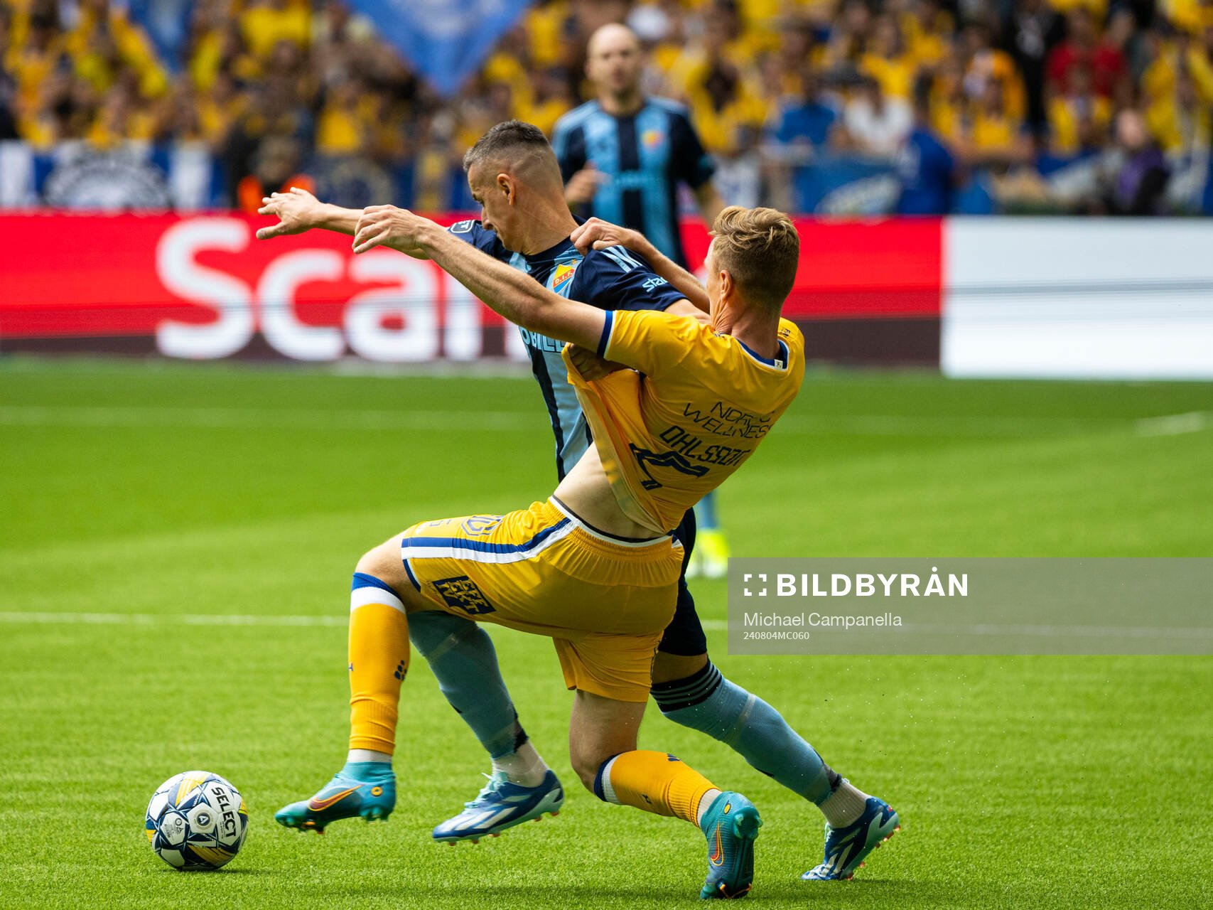 Djurgårdens Haris Radetinac och IFK Göteborgs Sebastian