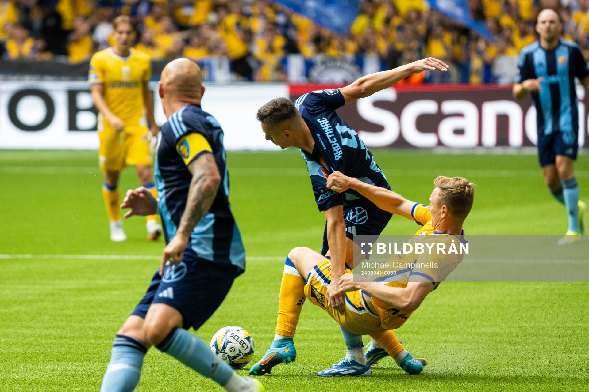 Djurgårdens Haris Radetinac och IFK Göteborgs Sebastian