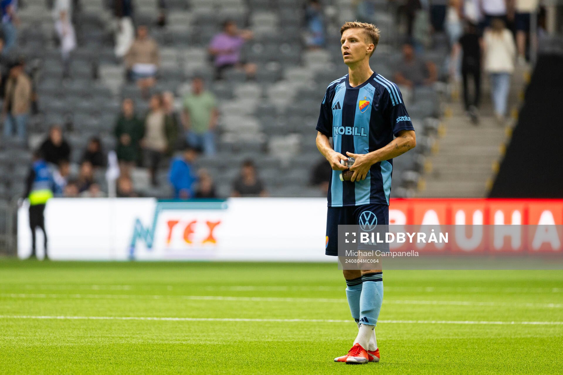 Djurgårdens Samuel Leach Holm deppar