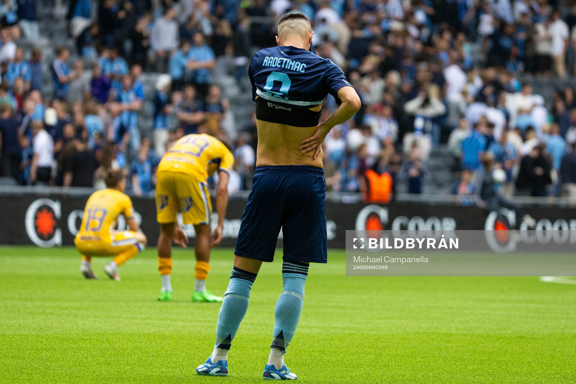 Djurgårdens Haris Radetinac deppar