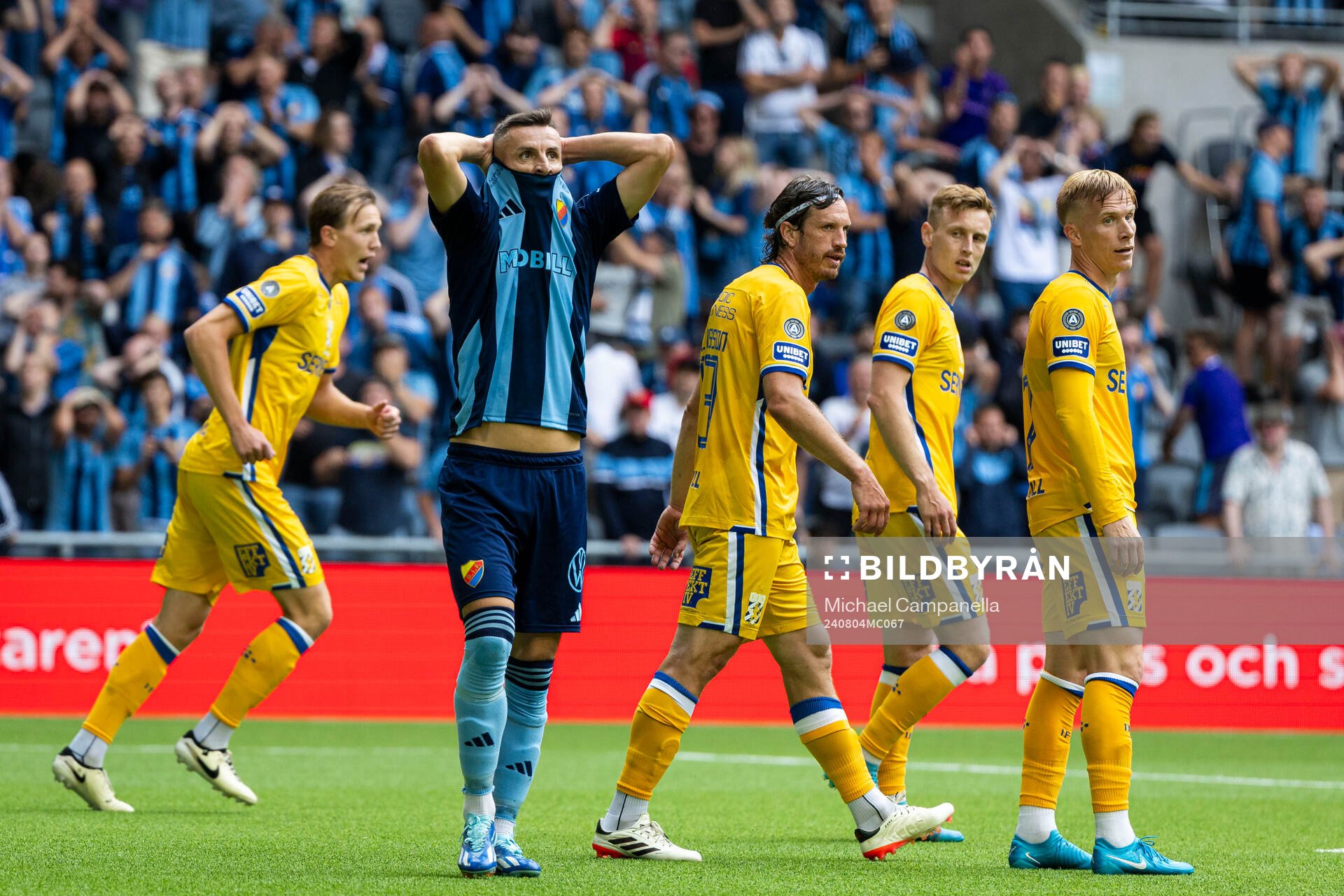 Djurgårdens Haris Radetinac deppar