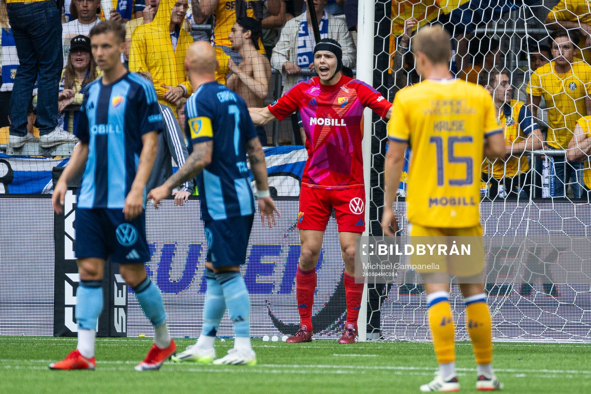 Djurgårdens målvakt Jacob Widell Zetterström