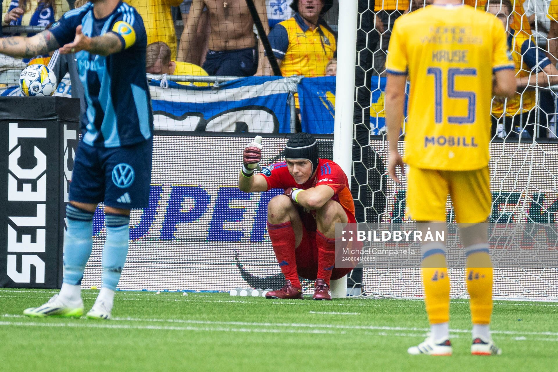 Djurgårdens målvakt Jacob Widell Zetterström