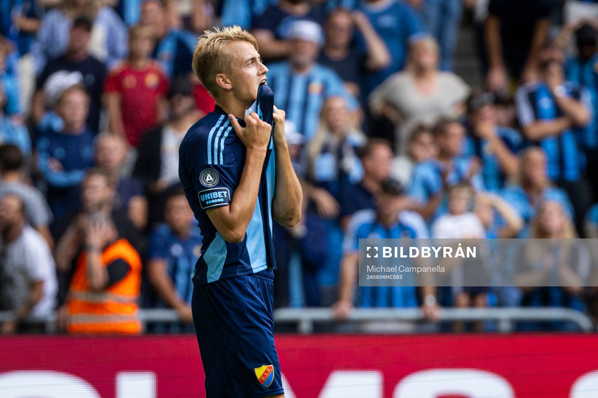 Djurgårdens Oskar Fallenius deppar
