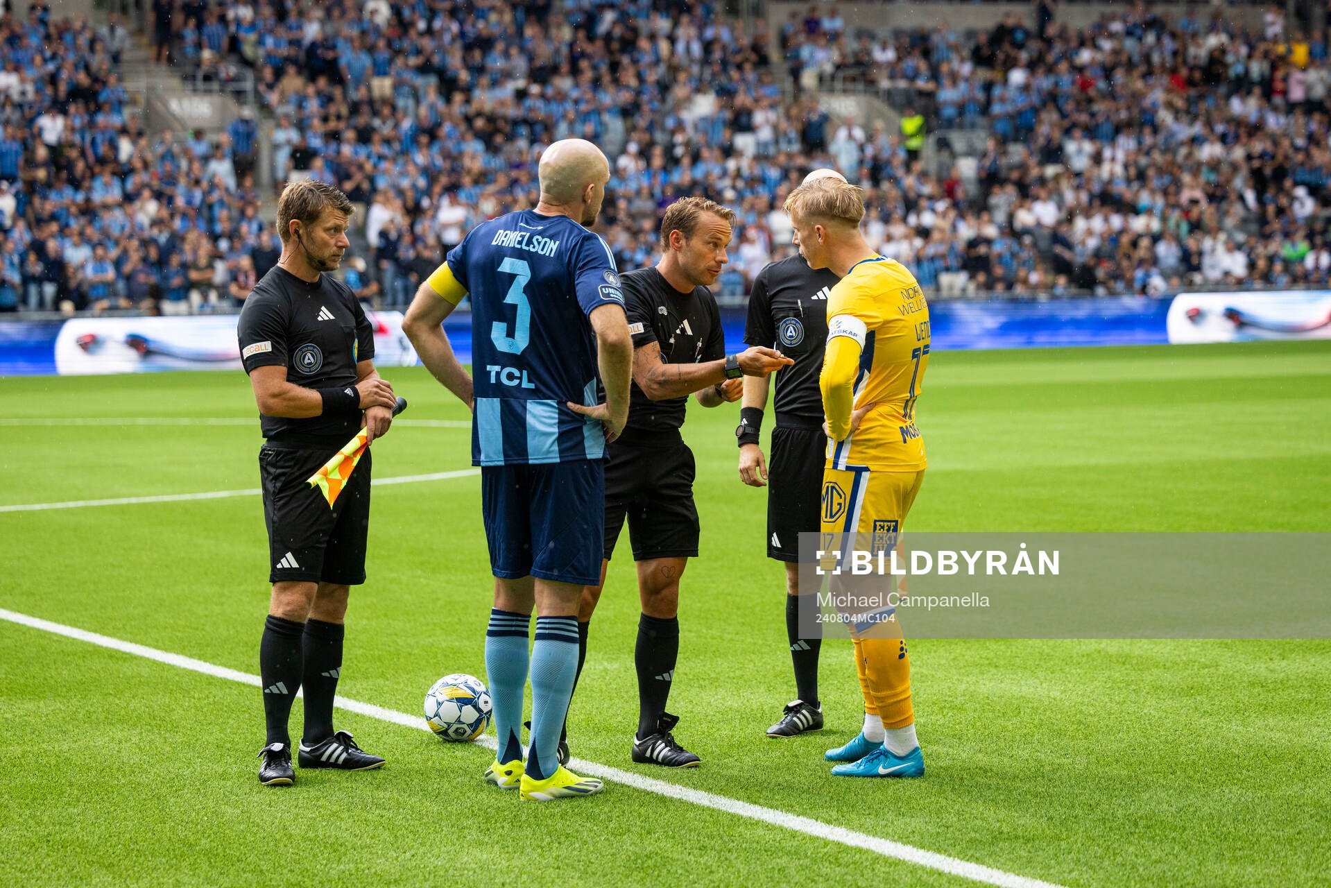 Djurgårdens Marcus Danielson, Domare Kristoffer Karlsson,