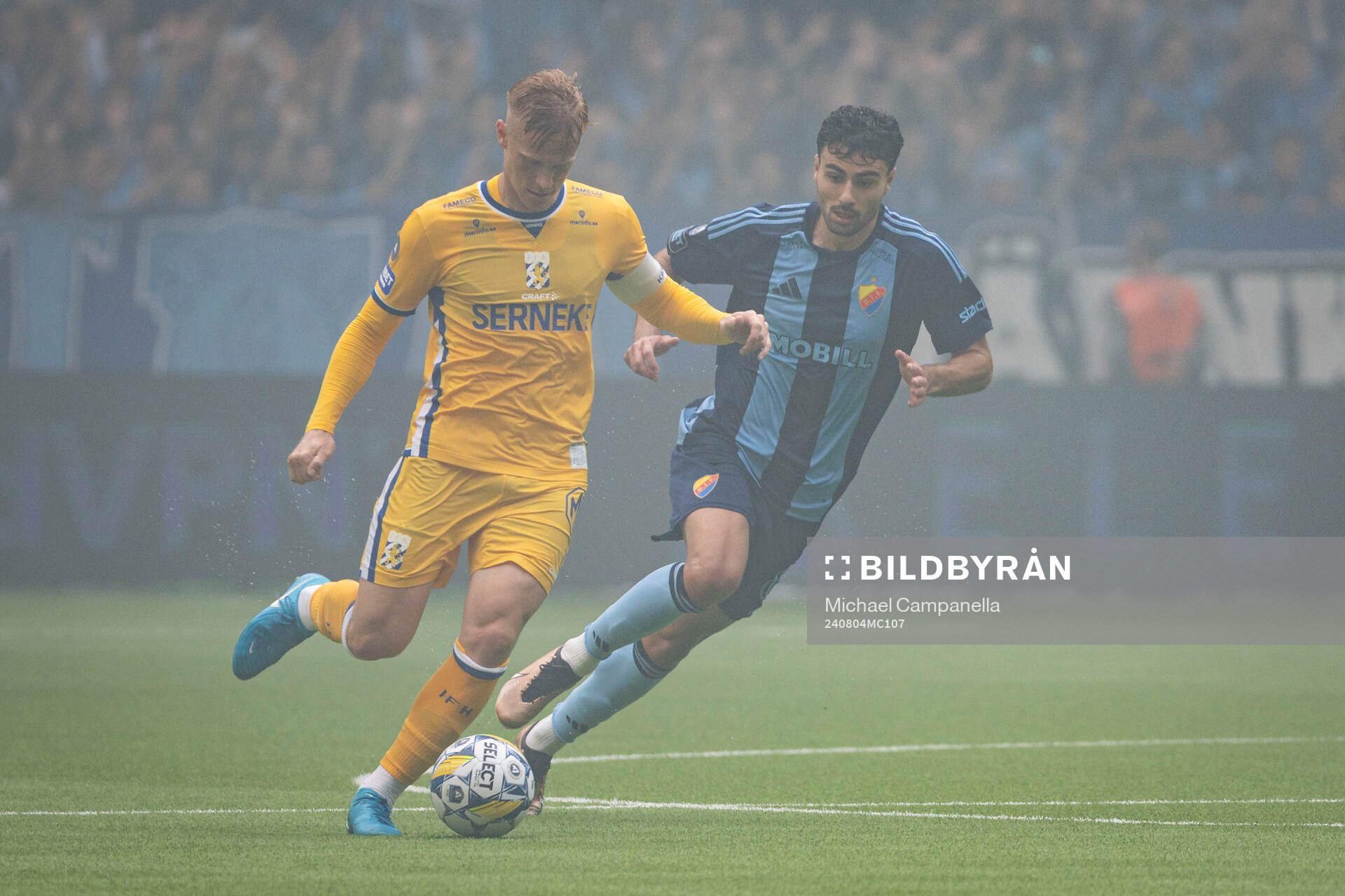 IFK Göteborgs Oscar Wendt och Djurgårdens Deniz Hummet