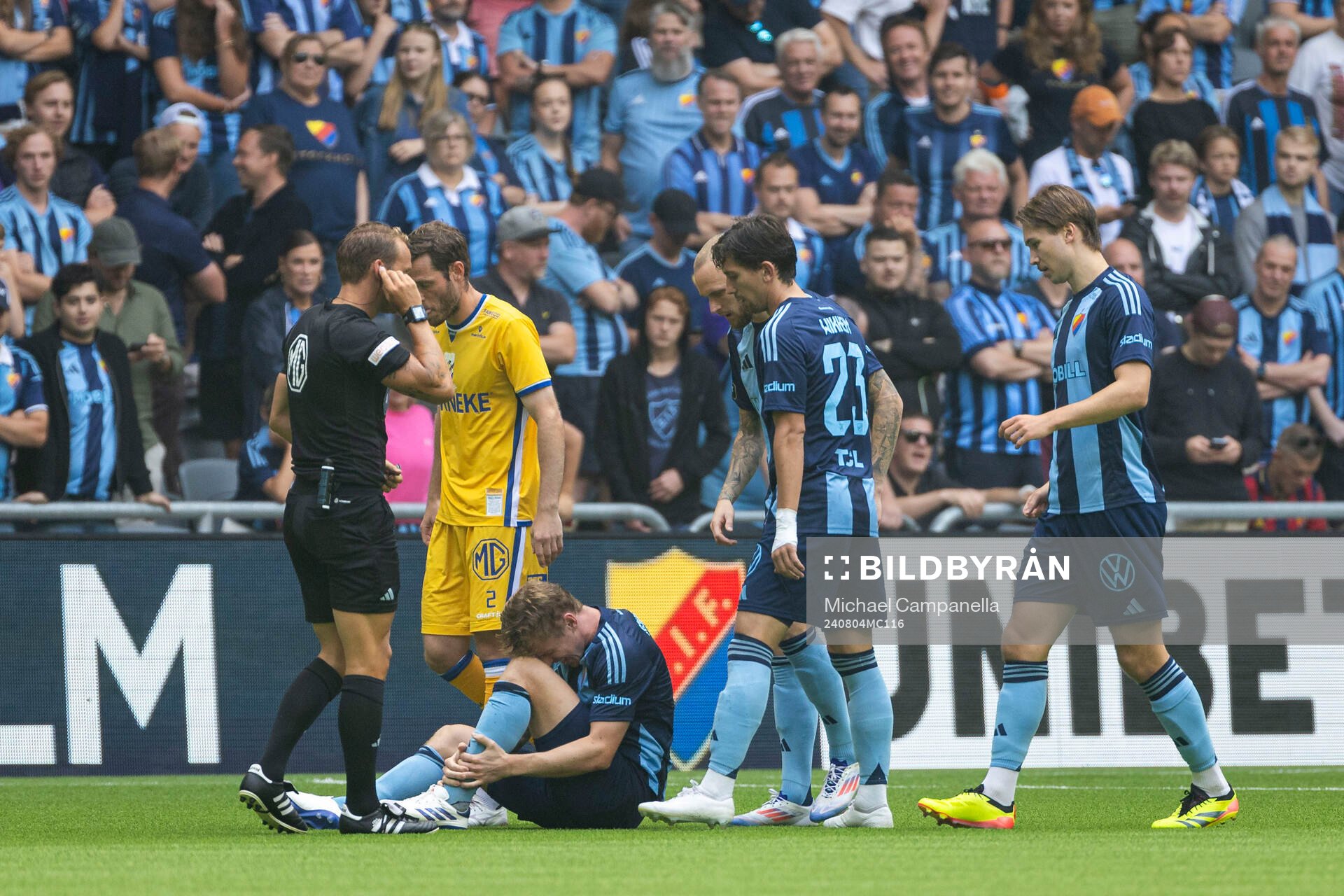 Djurgårdens Rasmus Schuller skadat