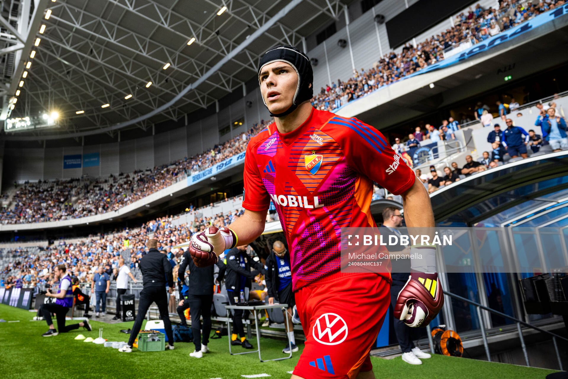 Djurgårdens målvakt Jacob Widell Zetterström