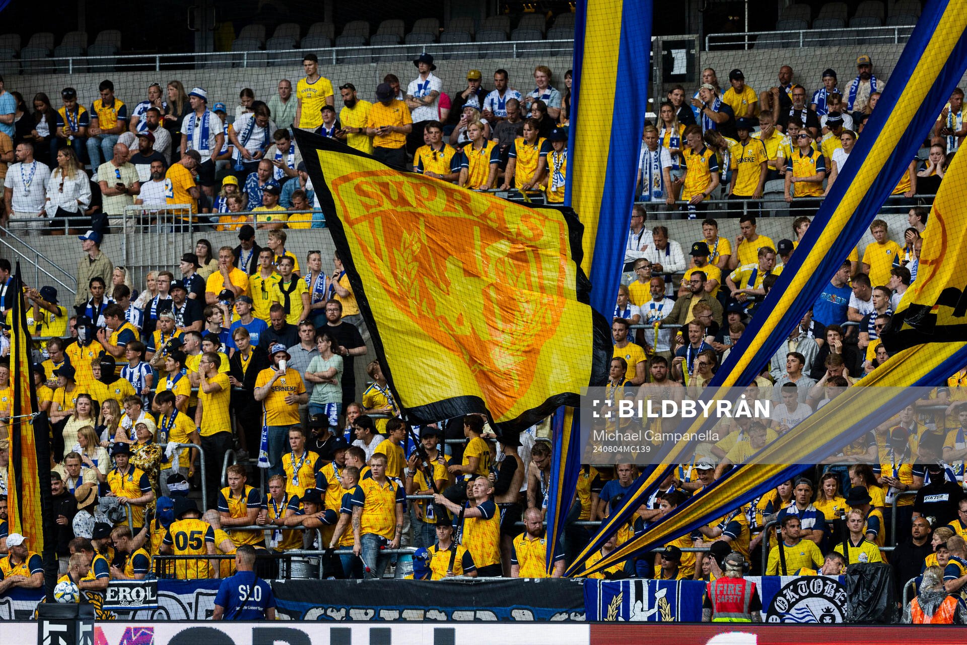 under fotbollsmatchen i Allsvenskan mellan Djurgården och