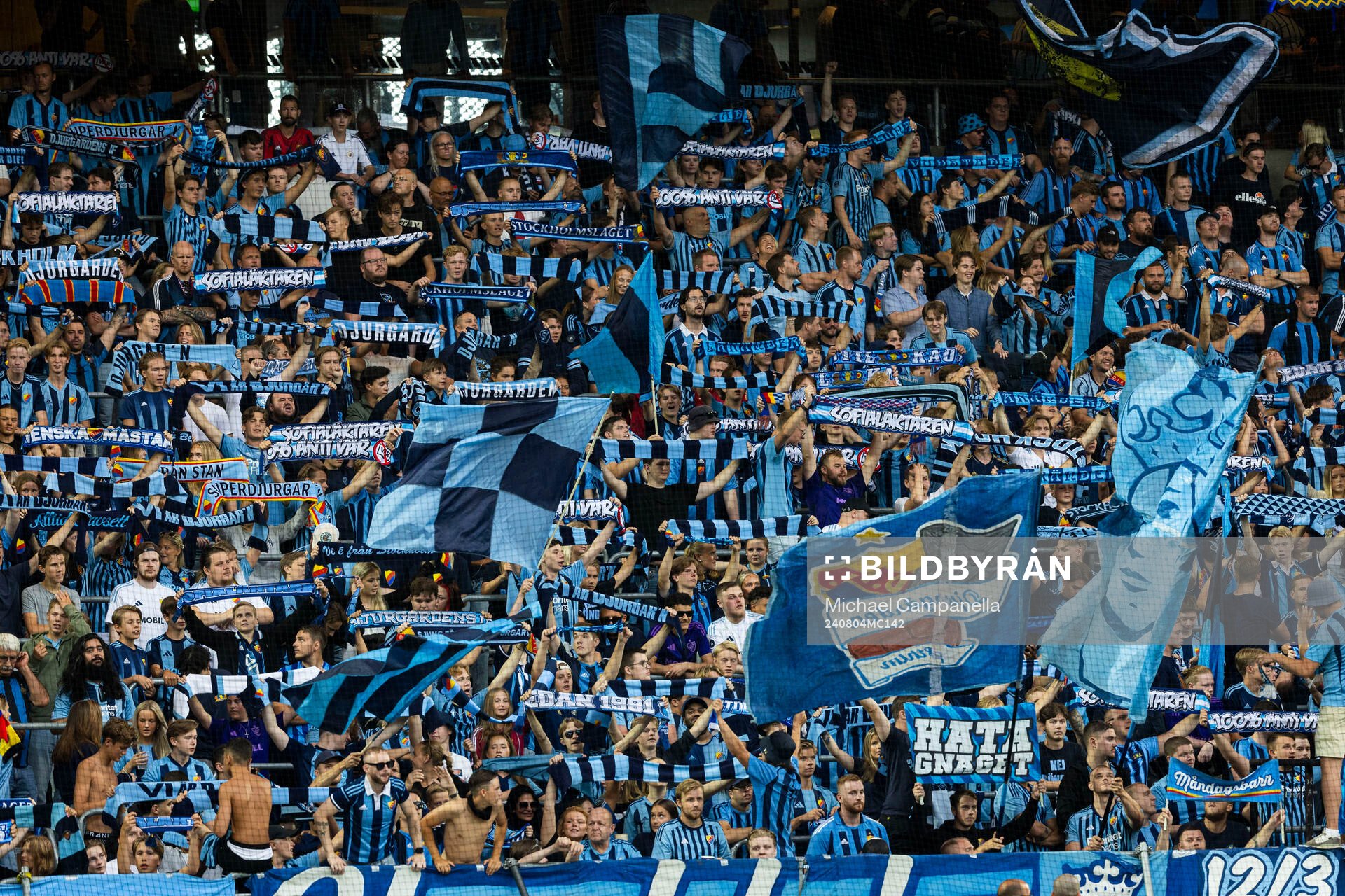 under fotbollsmatchen i Allsvenskan mellan Djurgården och