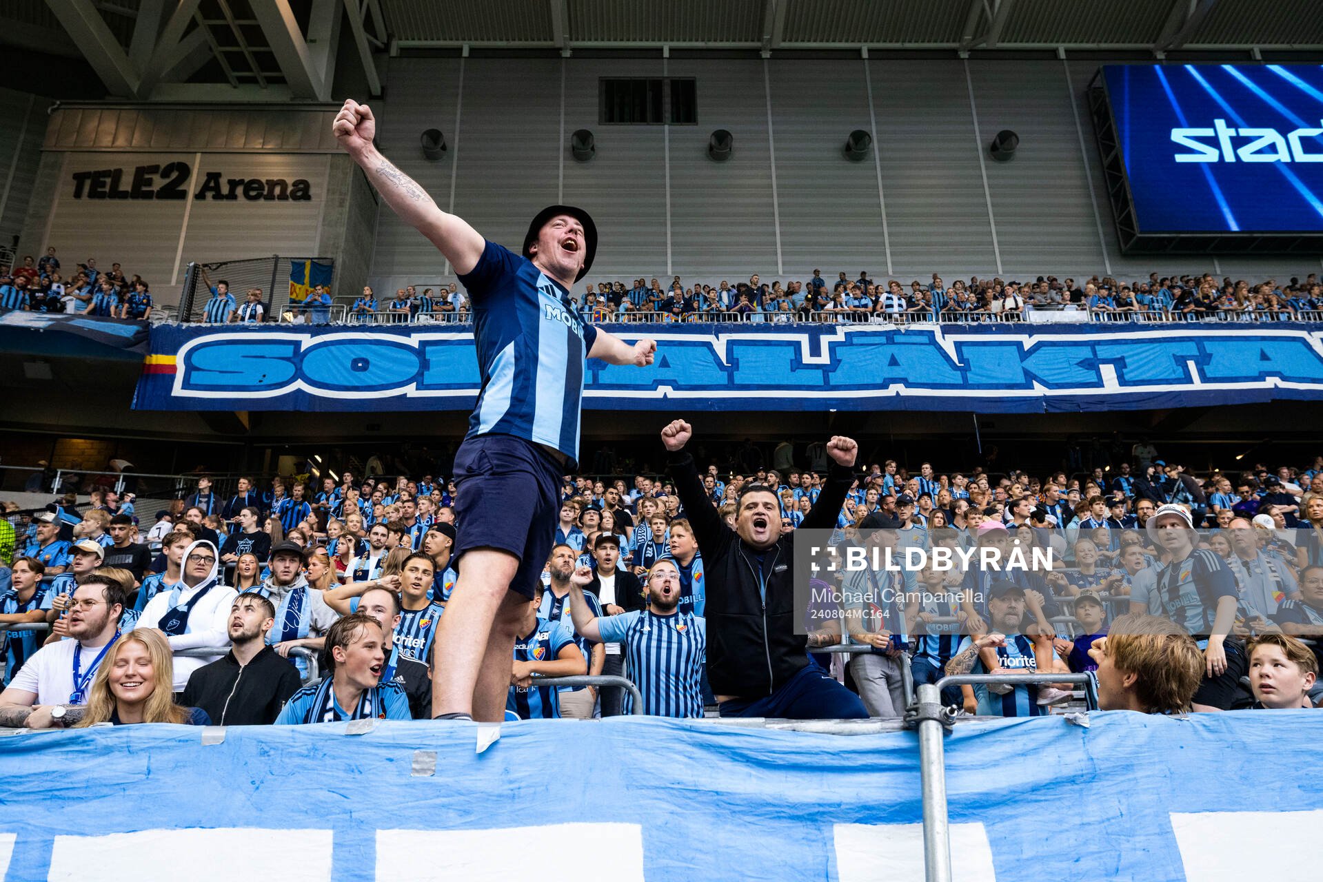 Djurgårdens supportrarna
