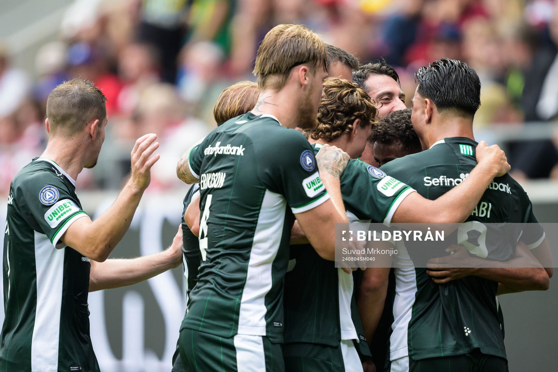 Hammarbys Tesfaldet Tekie jublar
