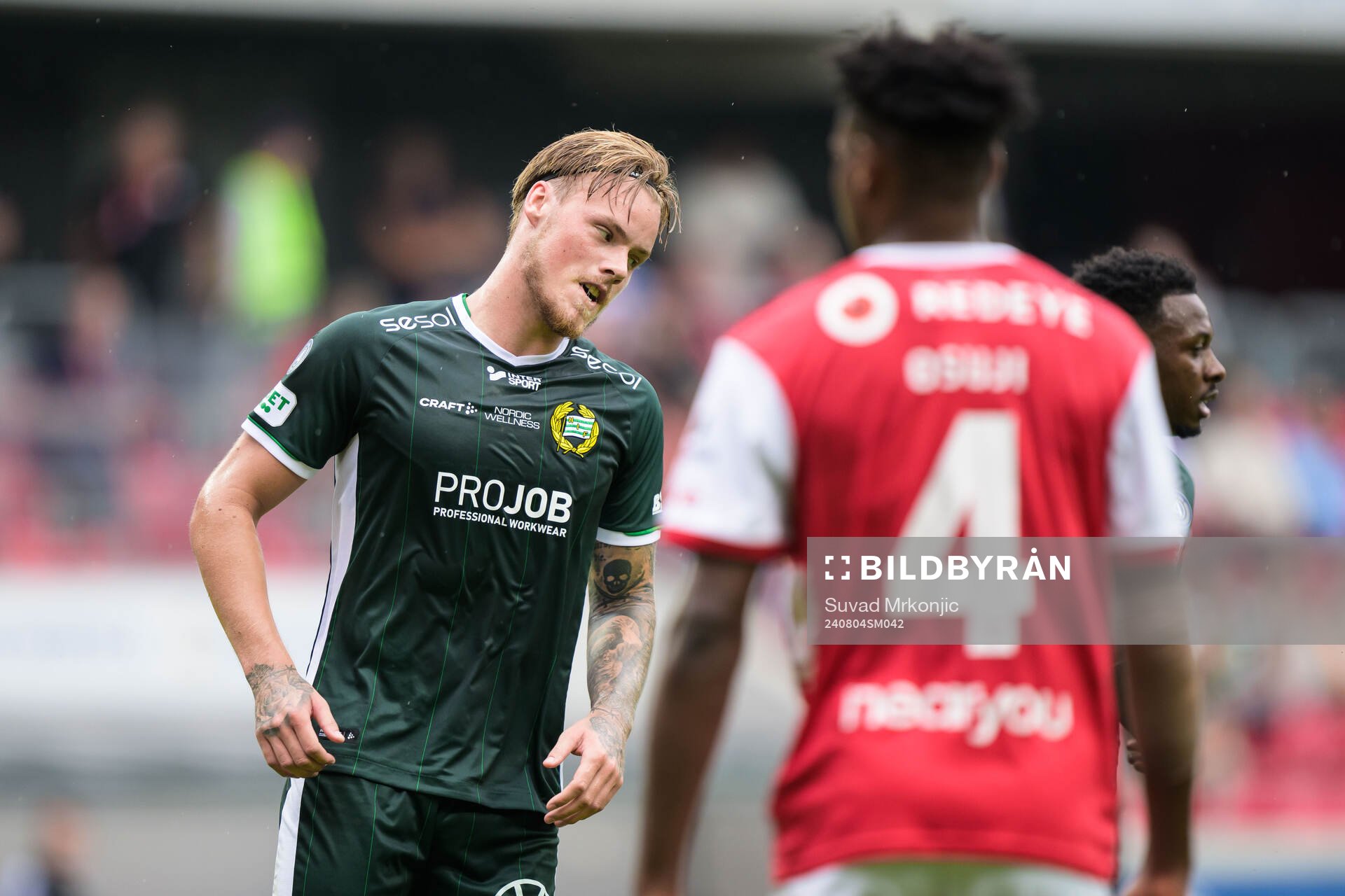 Hammarbys Victor Eriksson deppar