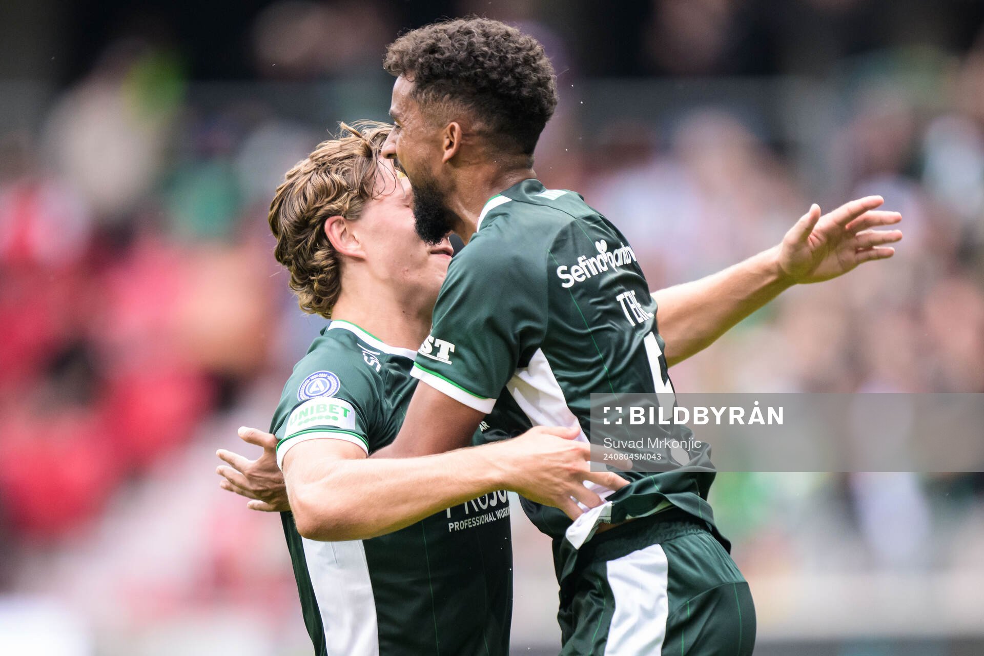 Hammarbys Tesfaldet Tekie jublar