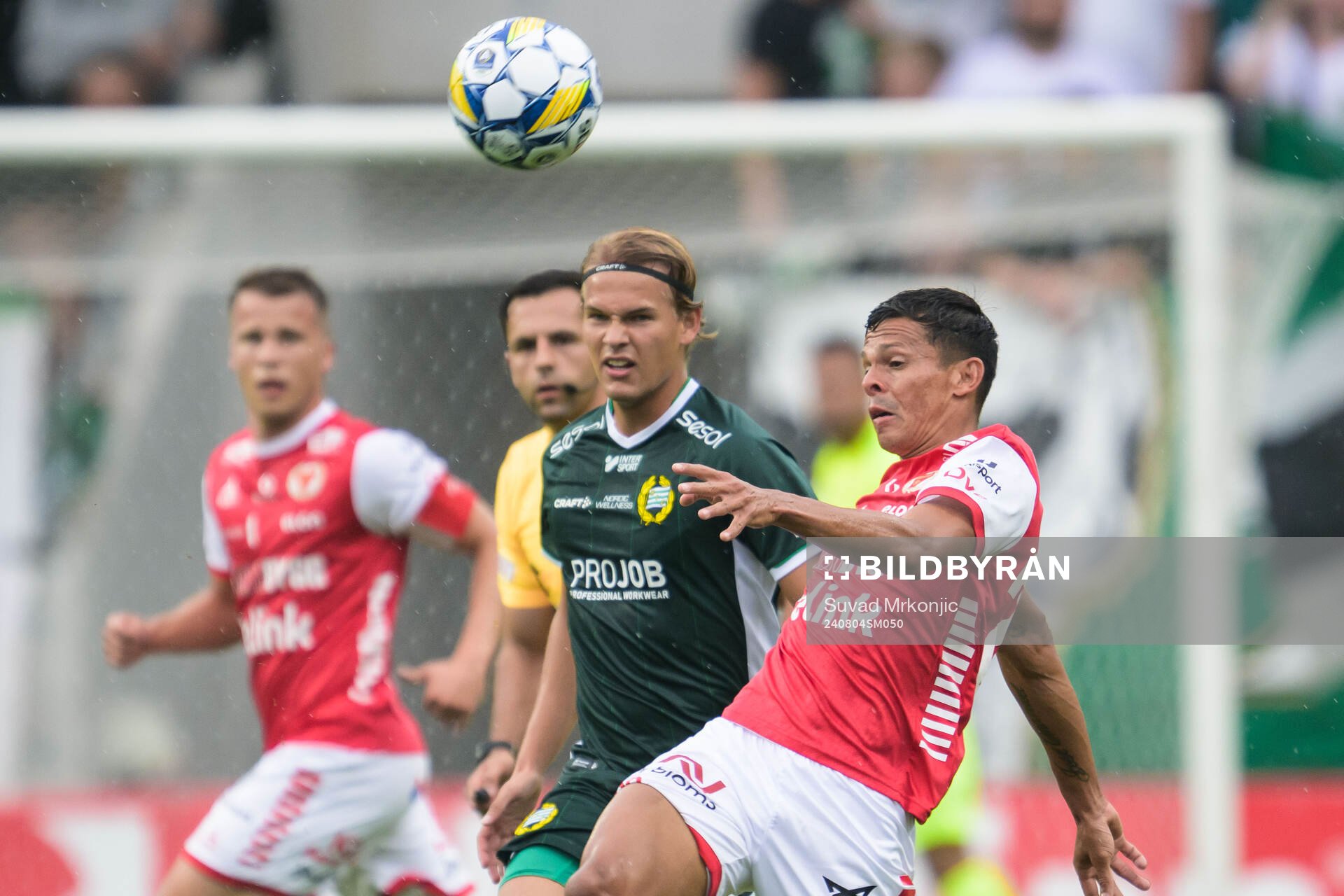 Hammarbys Markus Karlsson och Kalmars Romario Pereira Sipiao