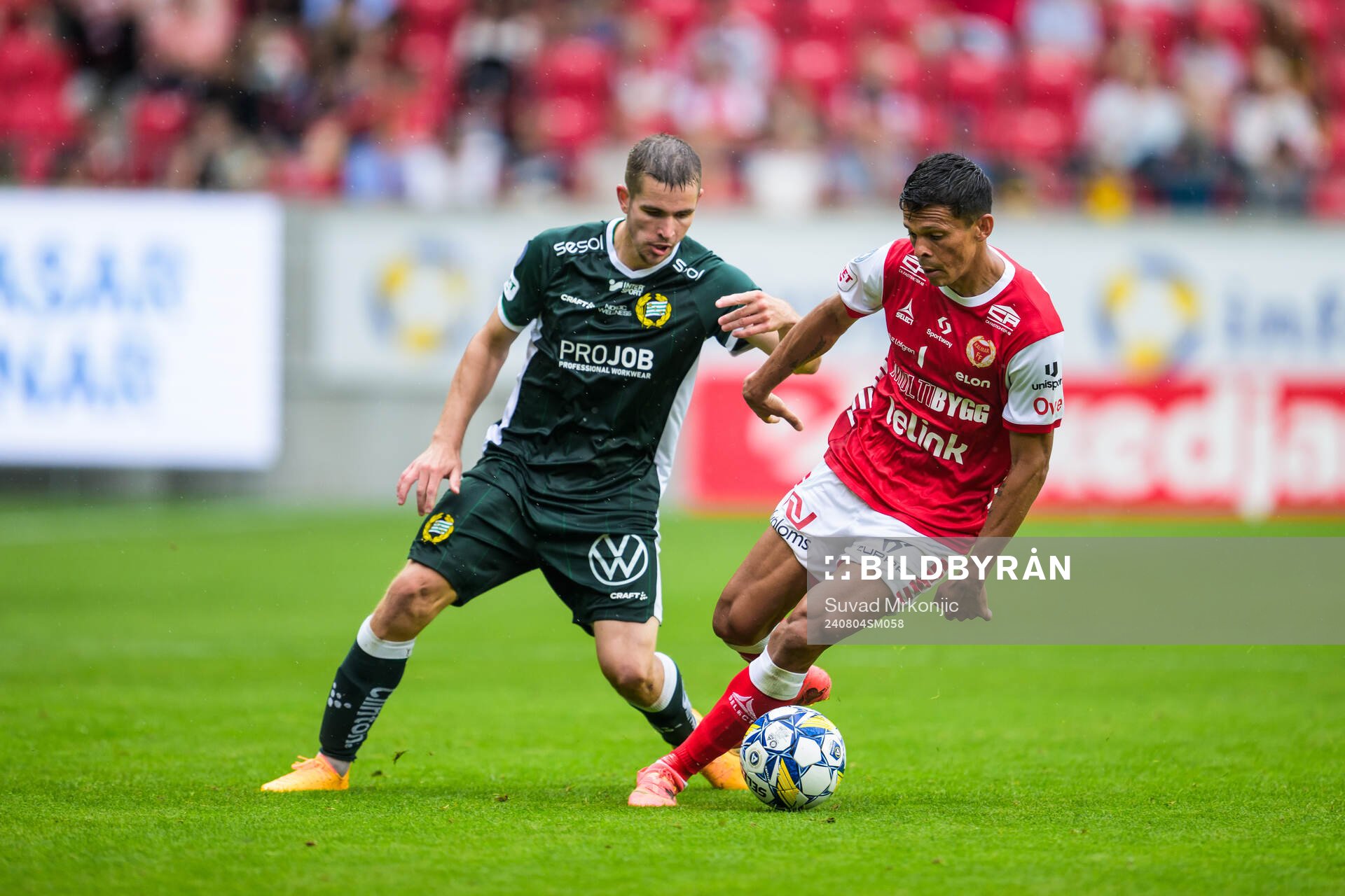 Hammarbys Oscar Johansson Schellhas och Kalmars Romario