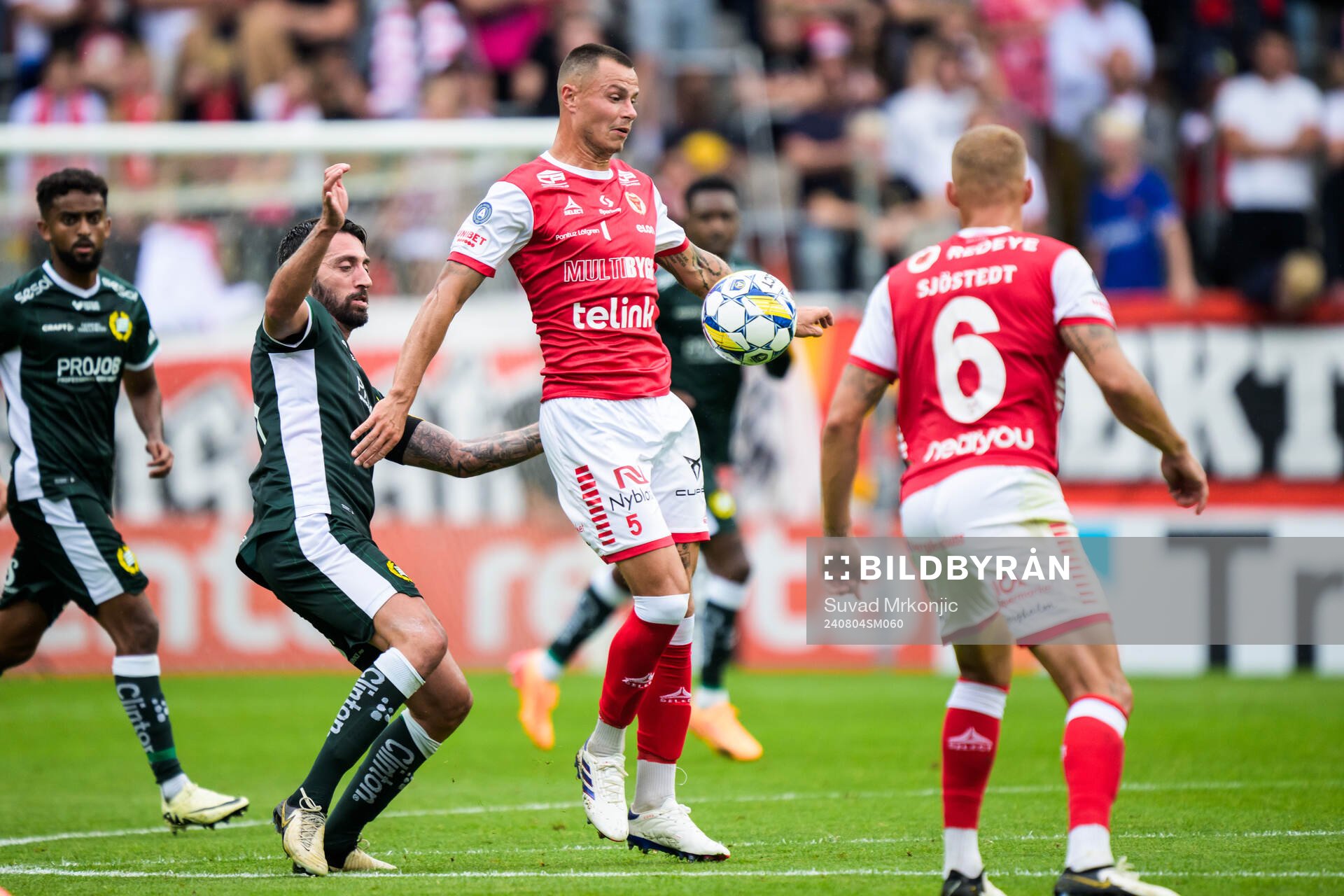 Hammarbys Nahir Besara och Kalmars Melker Hallberg