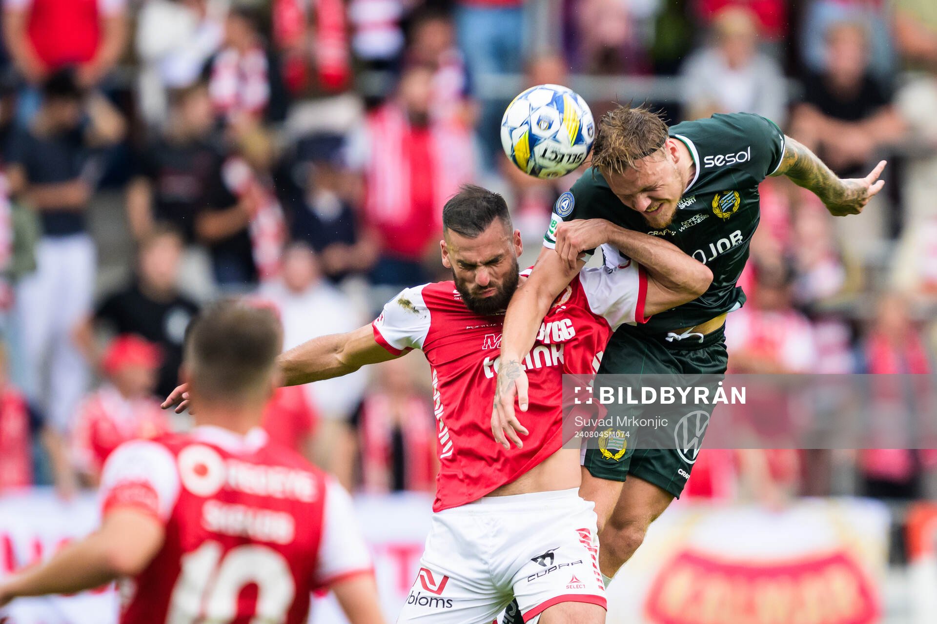 Kalmars Dino Islamovic och Hammarbys Victor Eriksson