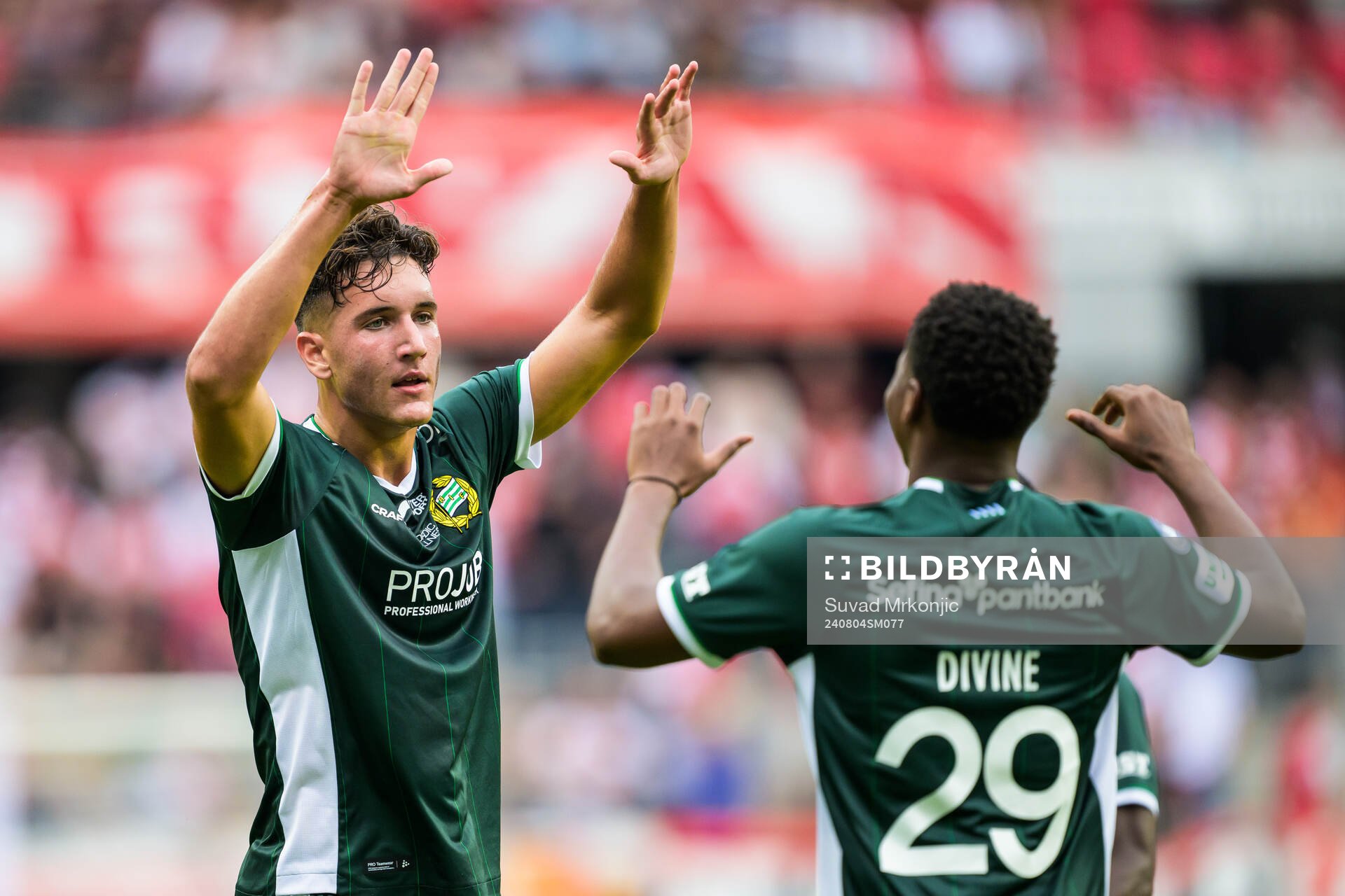 Hammarbys Deniz Gul jublar