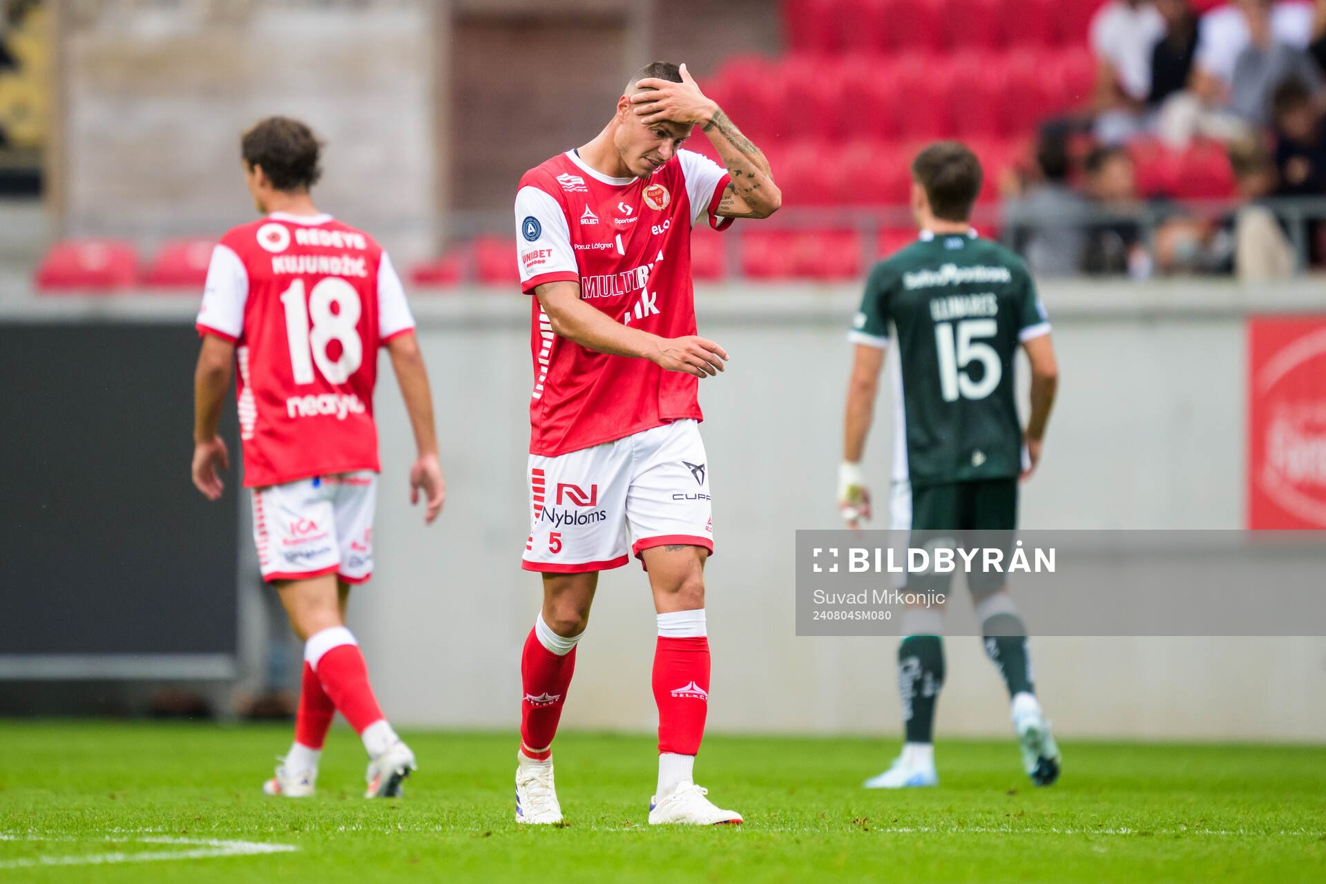 Kalmars Melker Hallberg deppar