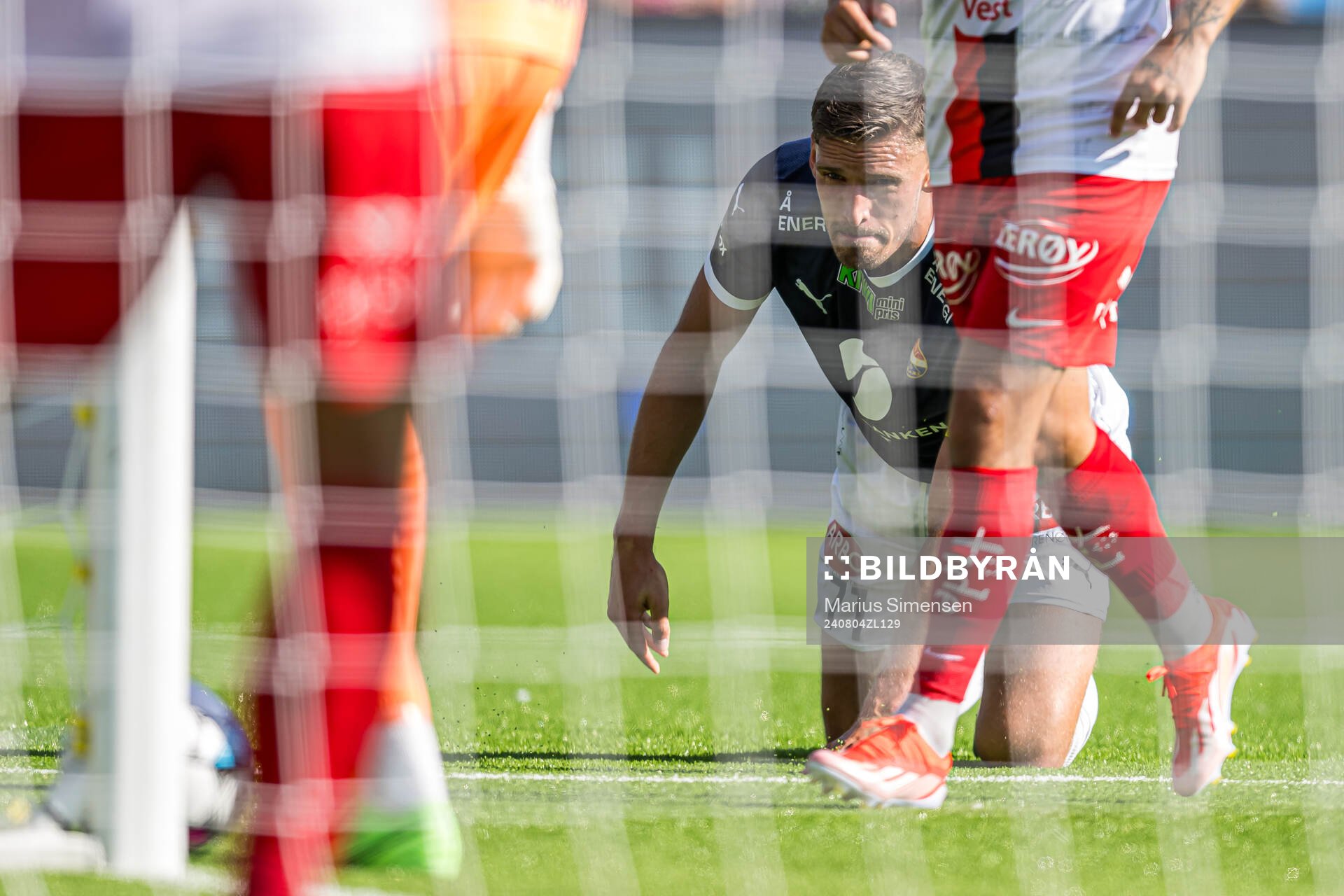 Gustav Valsvik of Strømsgodset during the Eliteserien match between Strømsgodset and Brann on August 4, 2024 in Drammen. 