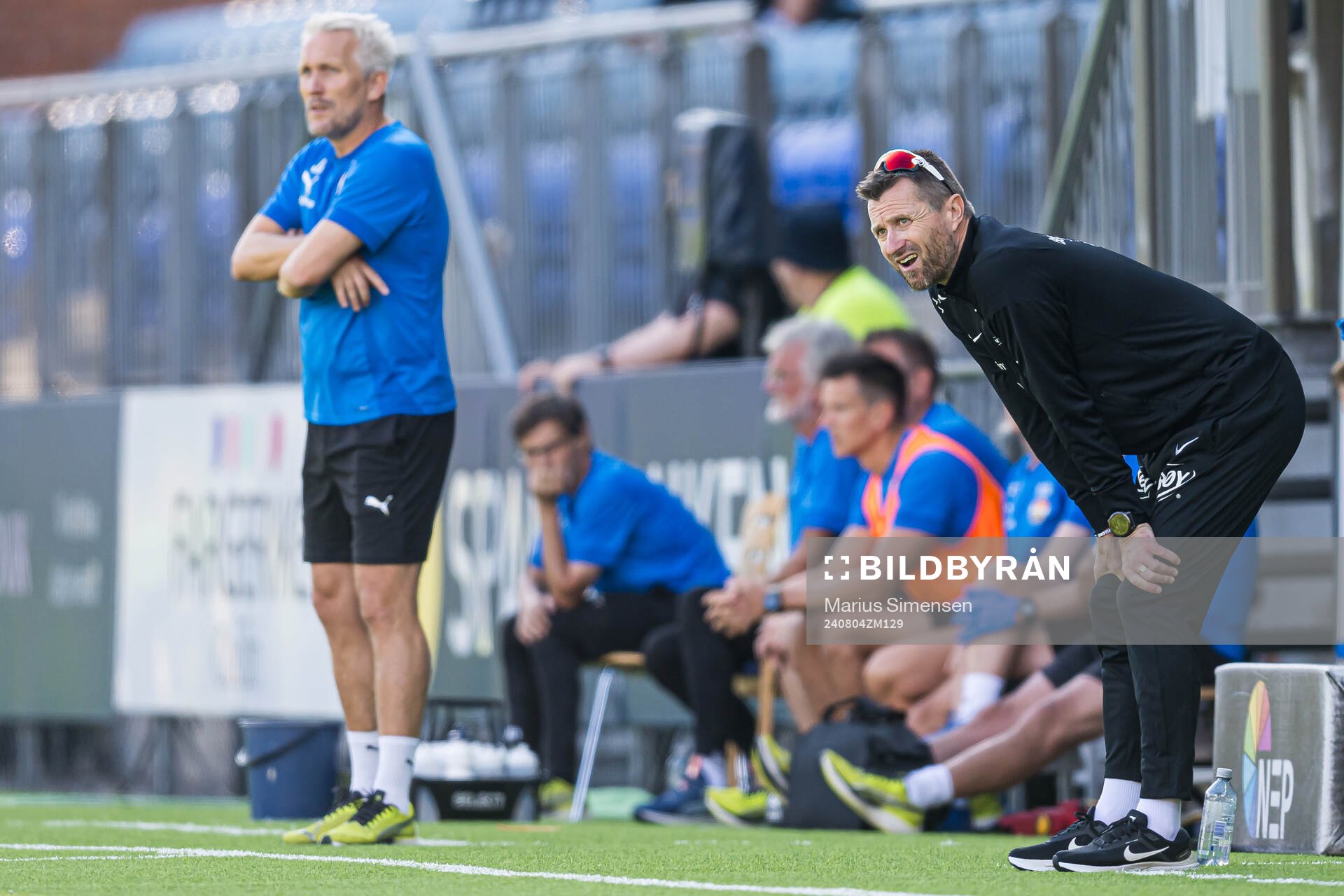 Jørgen Isnes, head coach of Strømsgodset, and Eirik