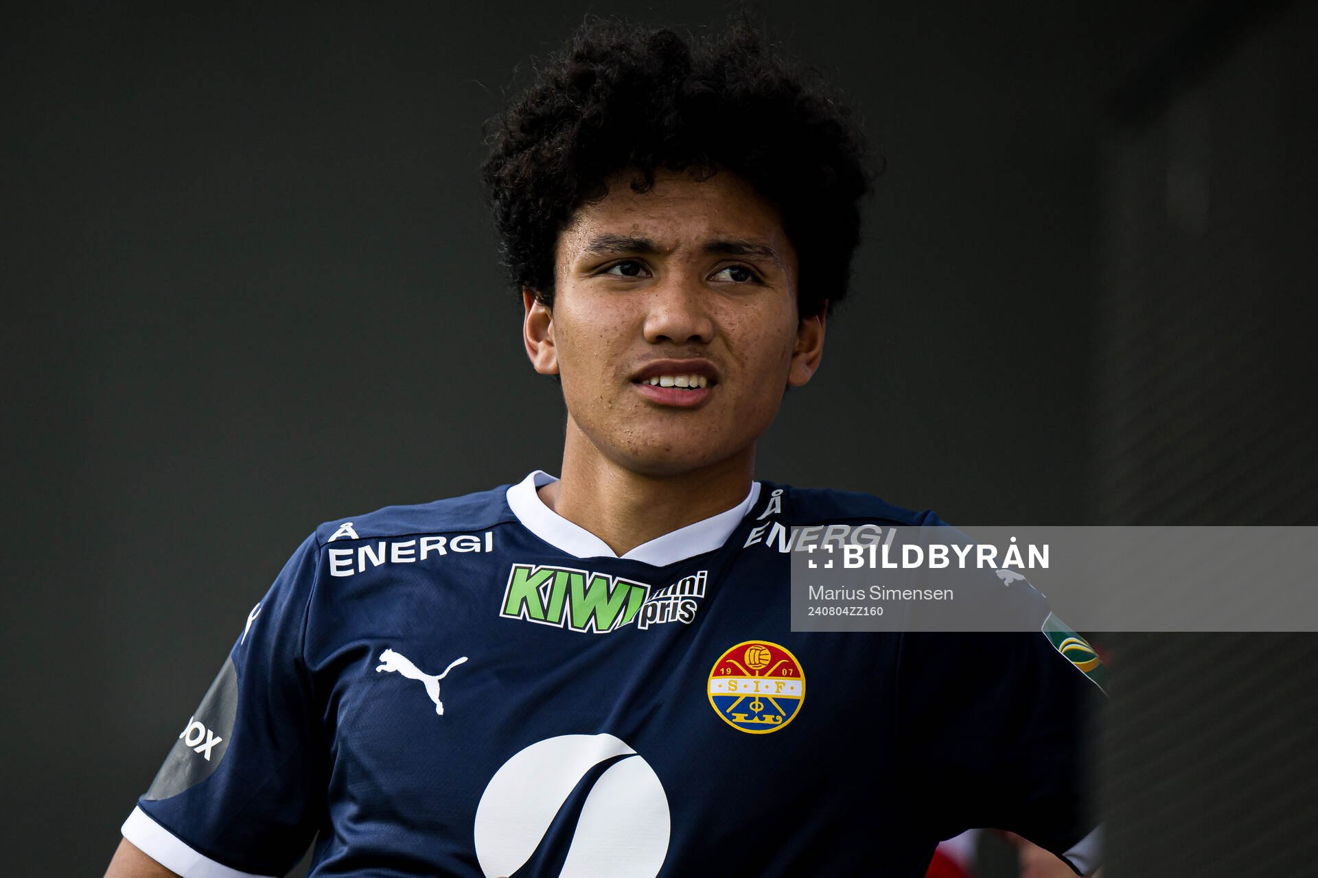 Samuel Agung Marcello Silalahi of Strømsgodset after the Eliteserien match between Strømsgodset and Brann on August 4, 2024 in Drammen.
