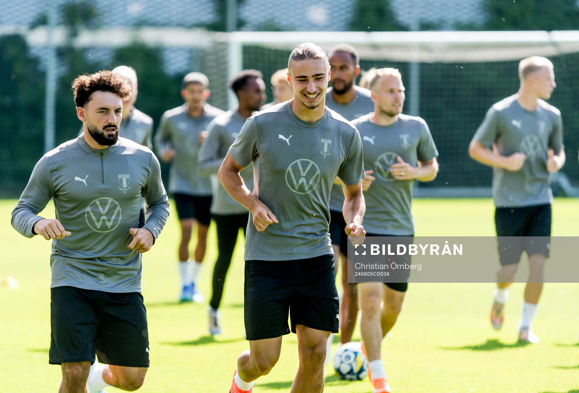 Sead Haksabanovic and Elison Makolli of Malmö FF