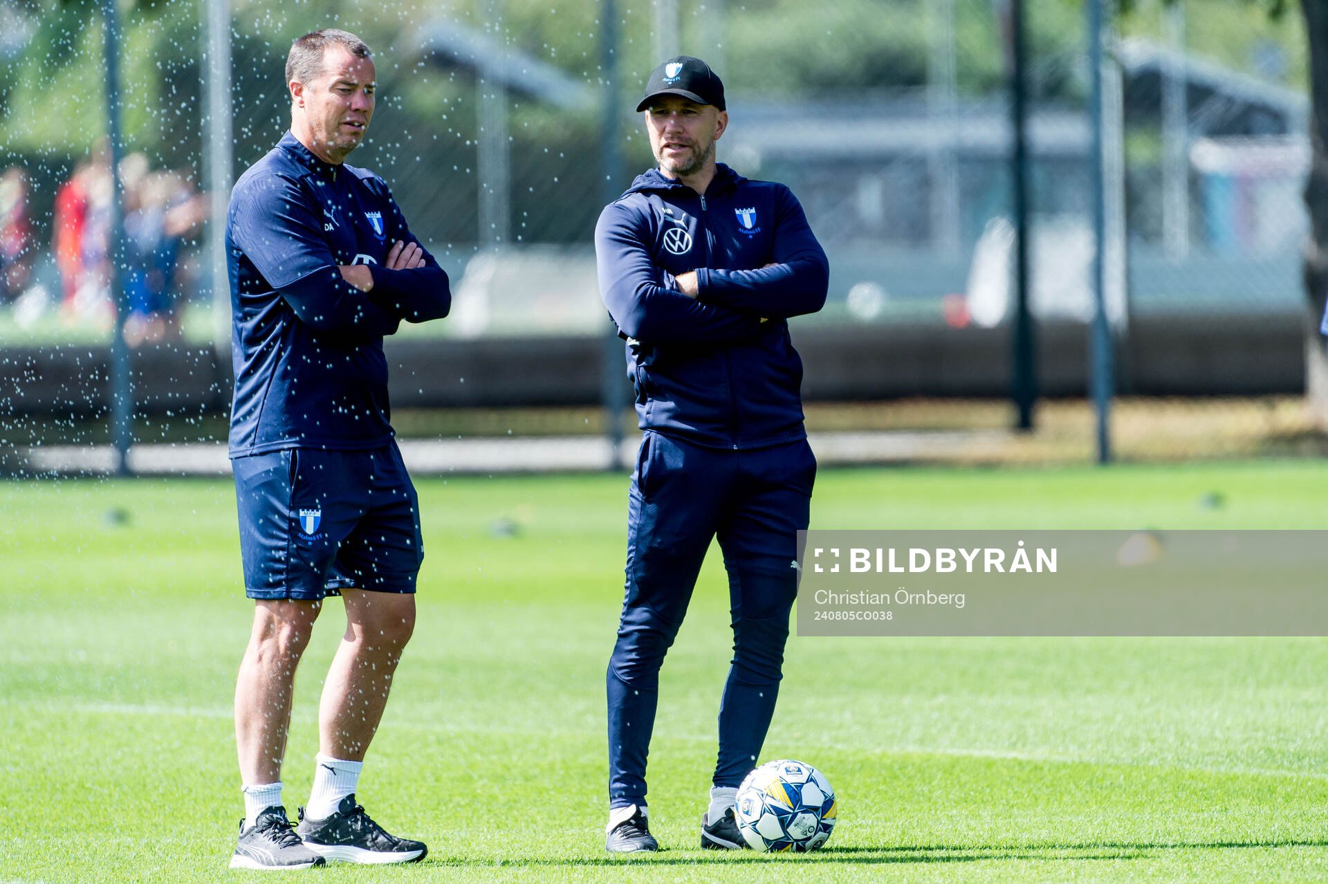 Sports director Daniel Andersson and head coach Henrik
