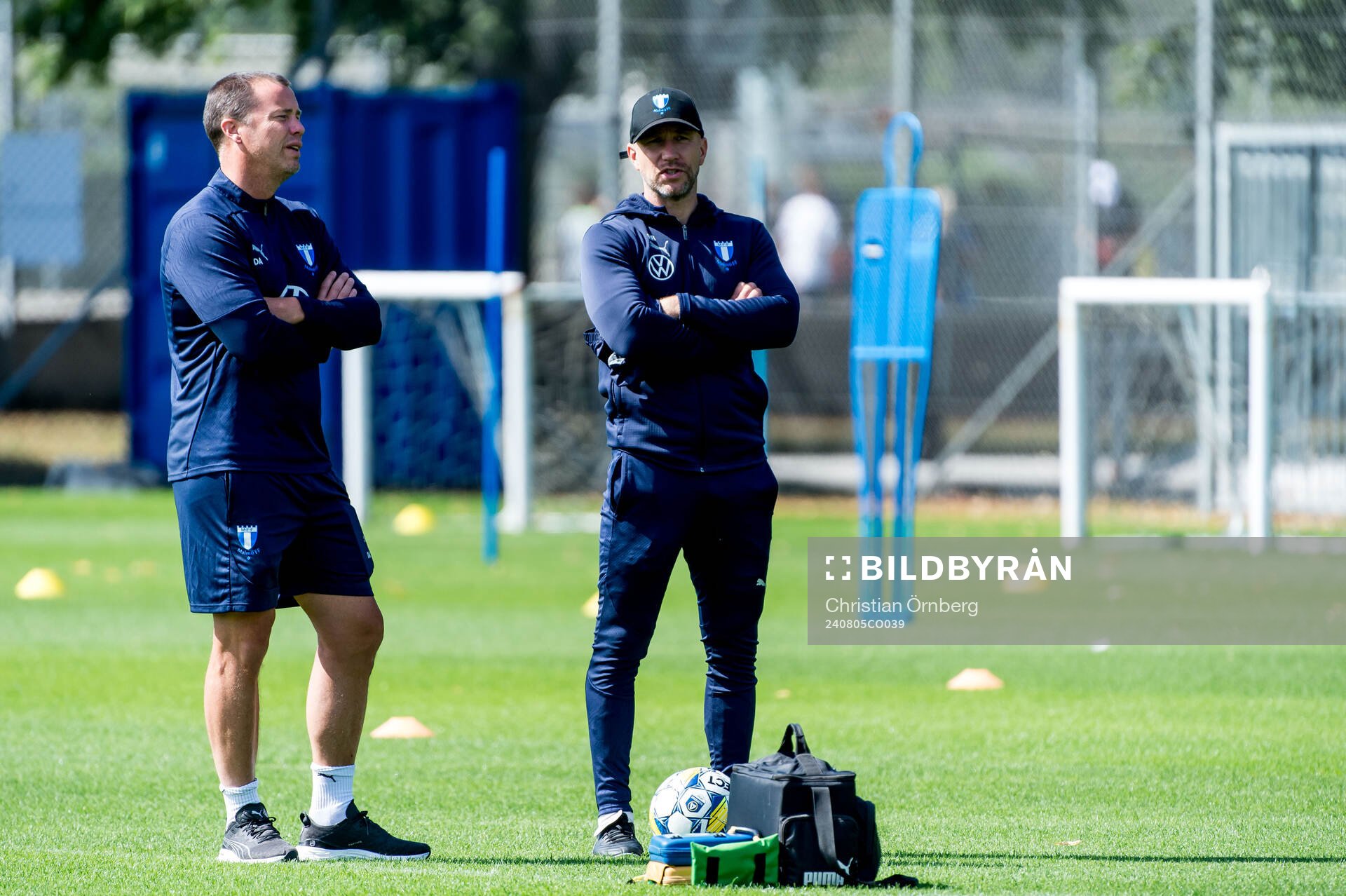 Sports director Daniel Andersson and head coach Henrik