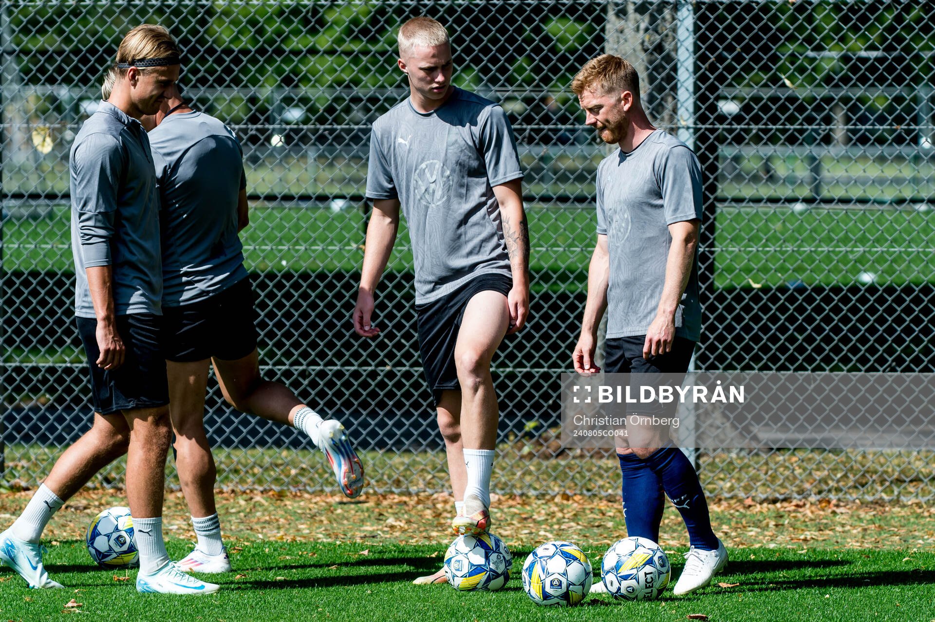 Otto Rosengren and Anders Christiansen of Malmö FF