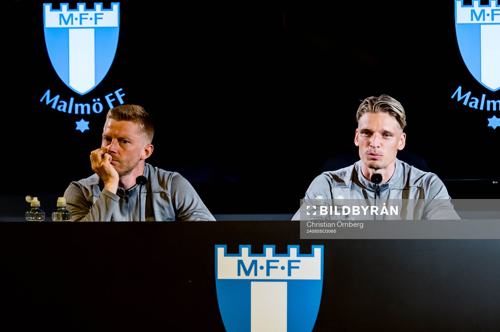 Anders Christiansen and Head coach Henrik Rydström of