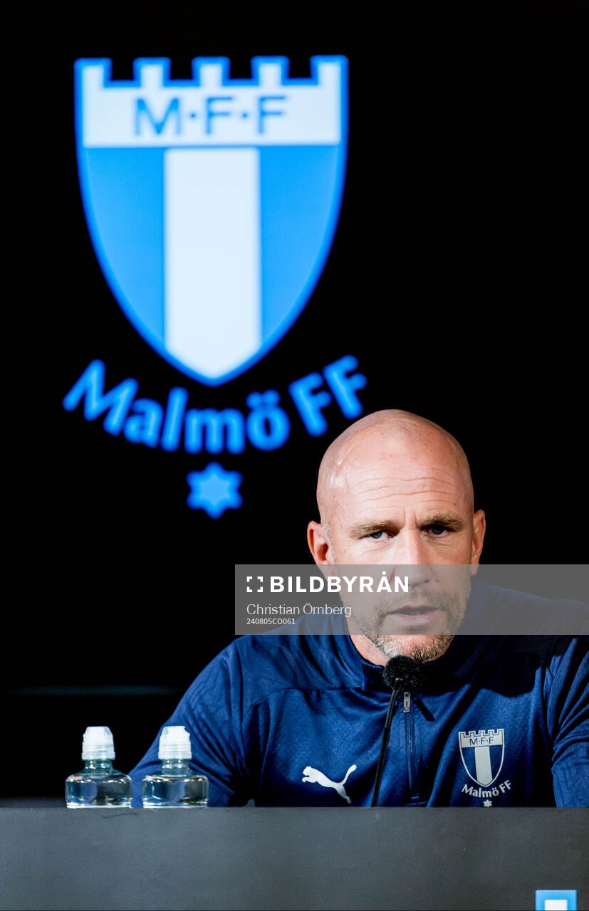Head coach Henrik Rydström of Malmö FF