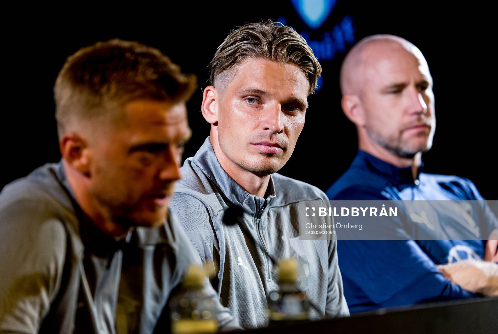 Anders Christiansen, Jens Stryger and Head coach Henrik