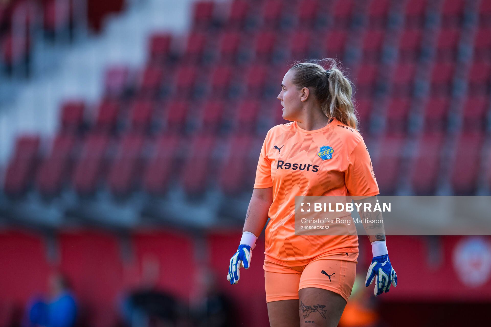 Eskilsminnes målvakt Matilda Magnusson Waldt