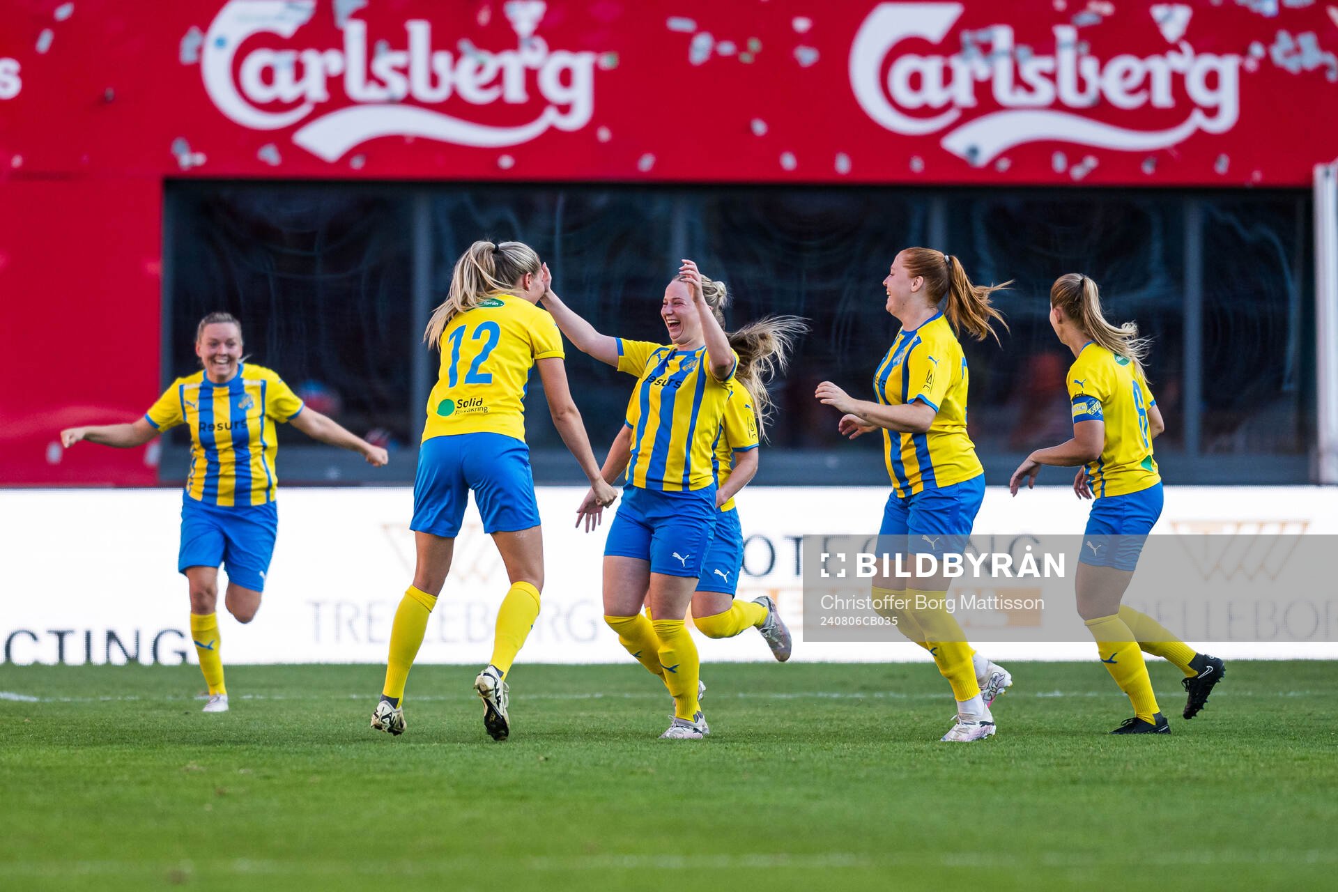 Eskilsminnes Johanna Olsson jublar