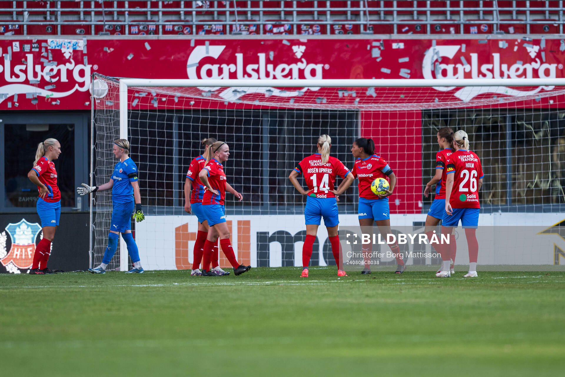 Helsingborgs målvakt Hannah Tegestål, Mollie Rosén