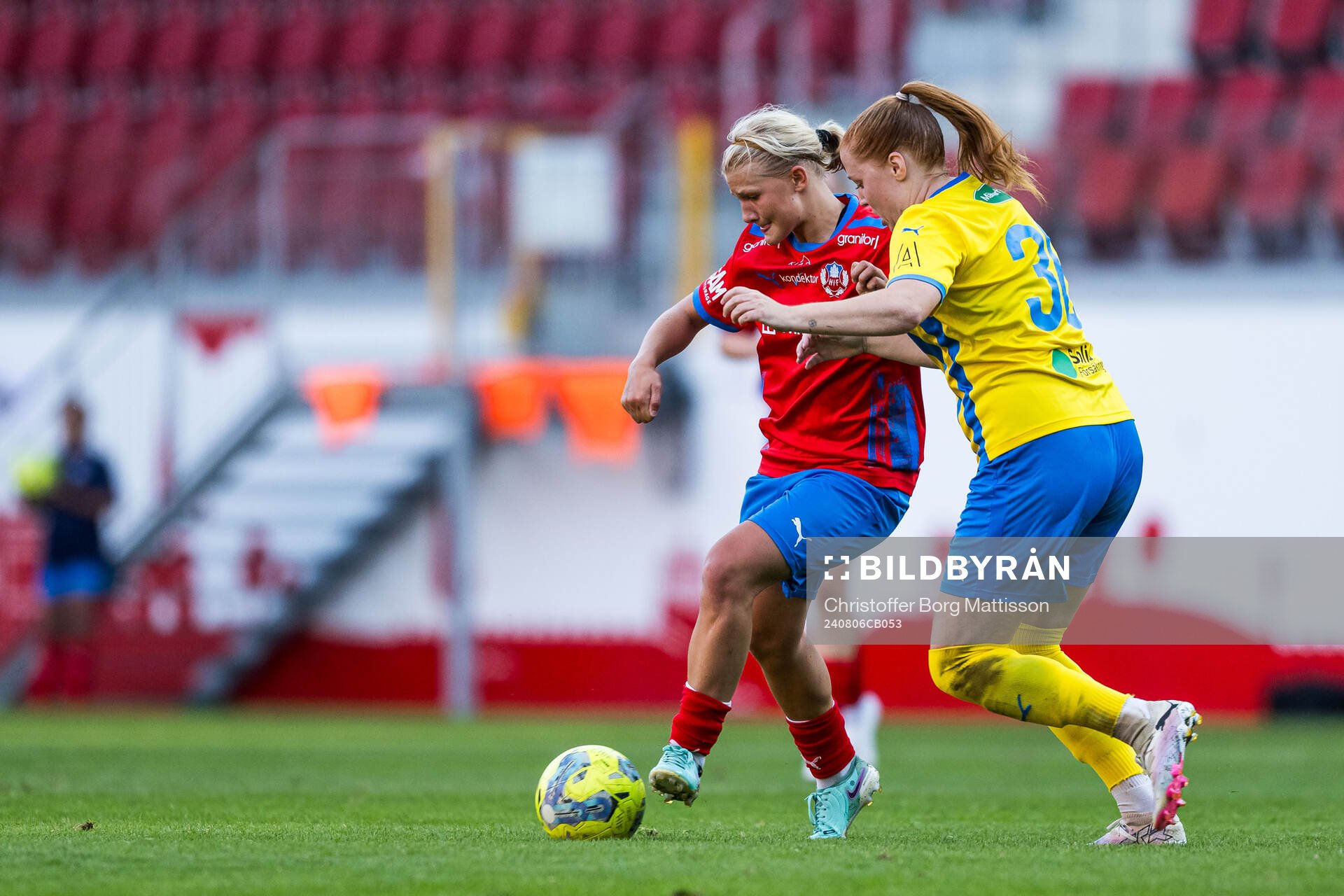 Helsingborgs Alma Larsson och Eskilsminnes Hanna Johansson