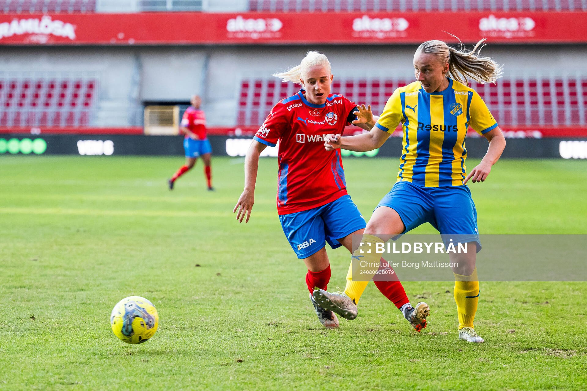 Helsingborgs Melina Skarström och Eskilsminnes Alva Hed