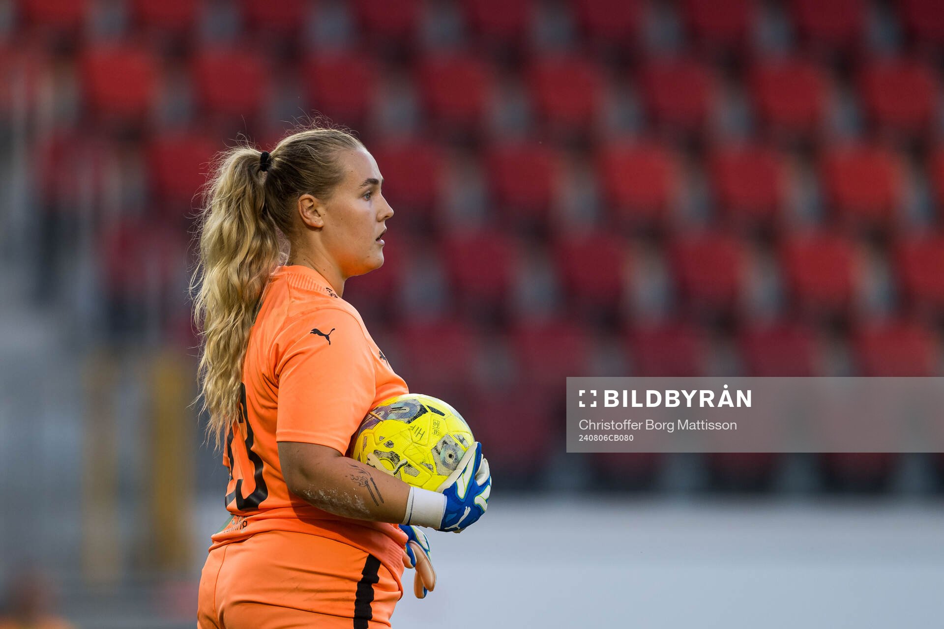 Eskilsminnes målvakt Matilda Magnusson Waldt