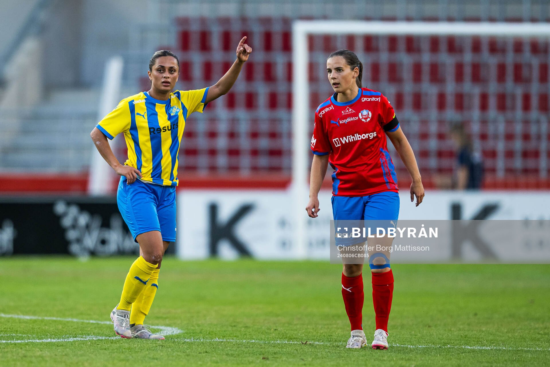 Eskilsminnes Marwa Said och Helsingborgs Maja Nilsson