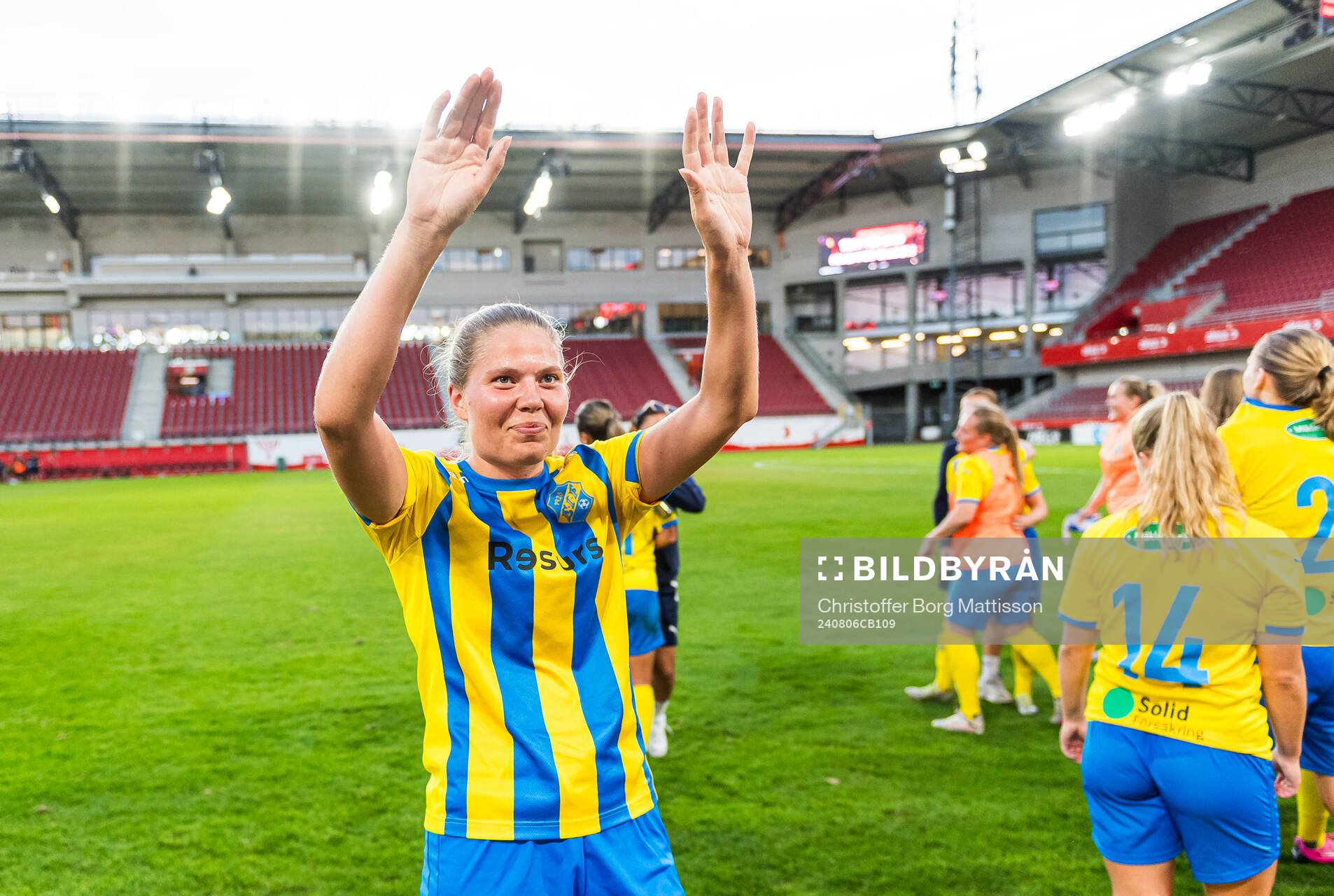 Eskilsminnes Johanna Olsson jublar